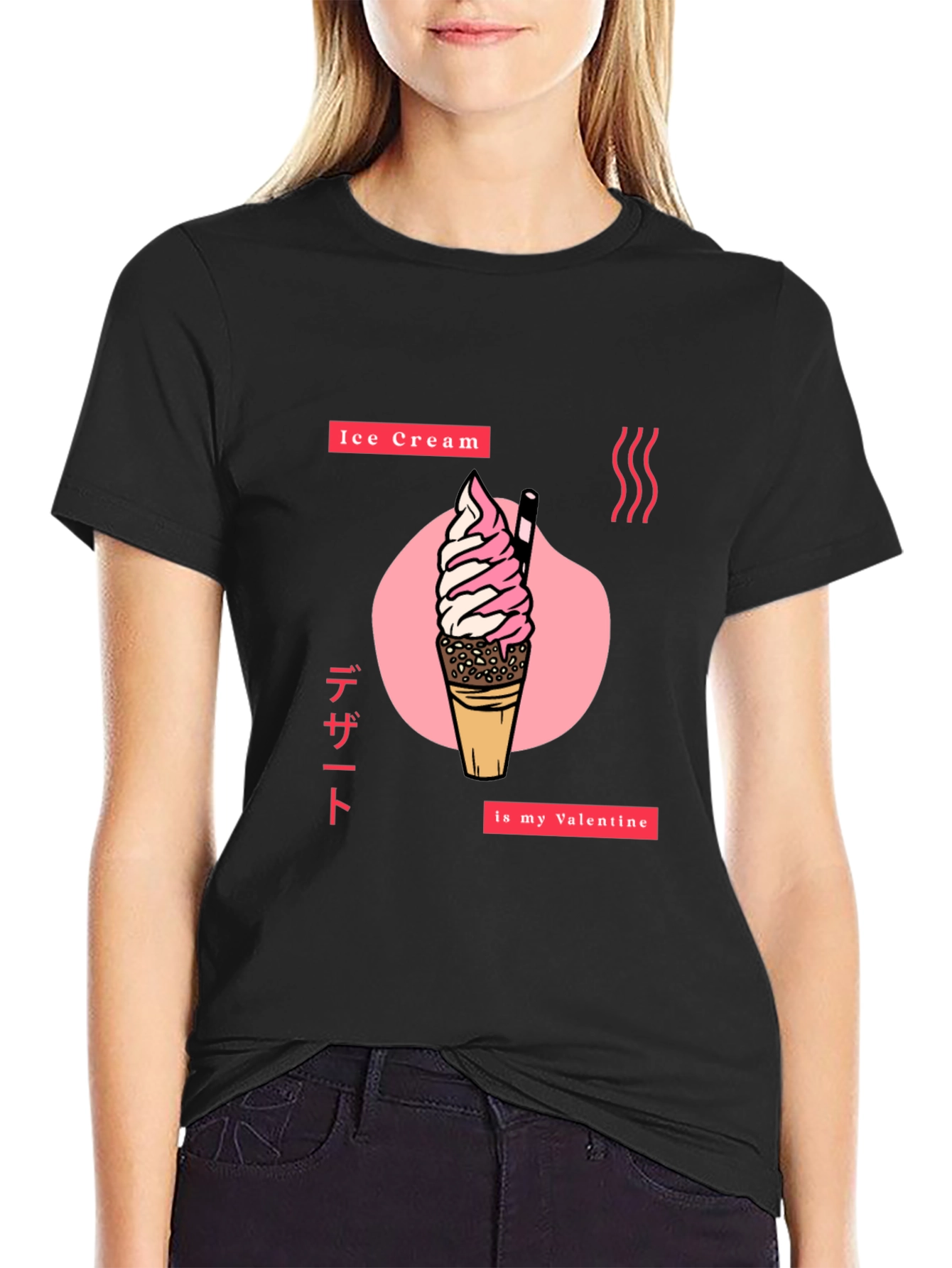 Ice Cream Valentine Graphic Tee