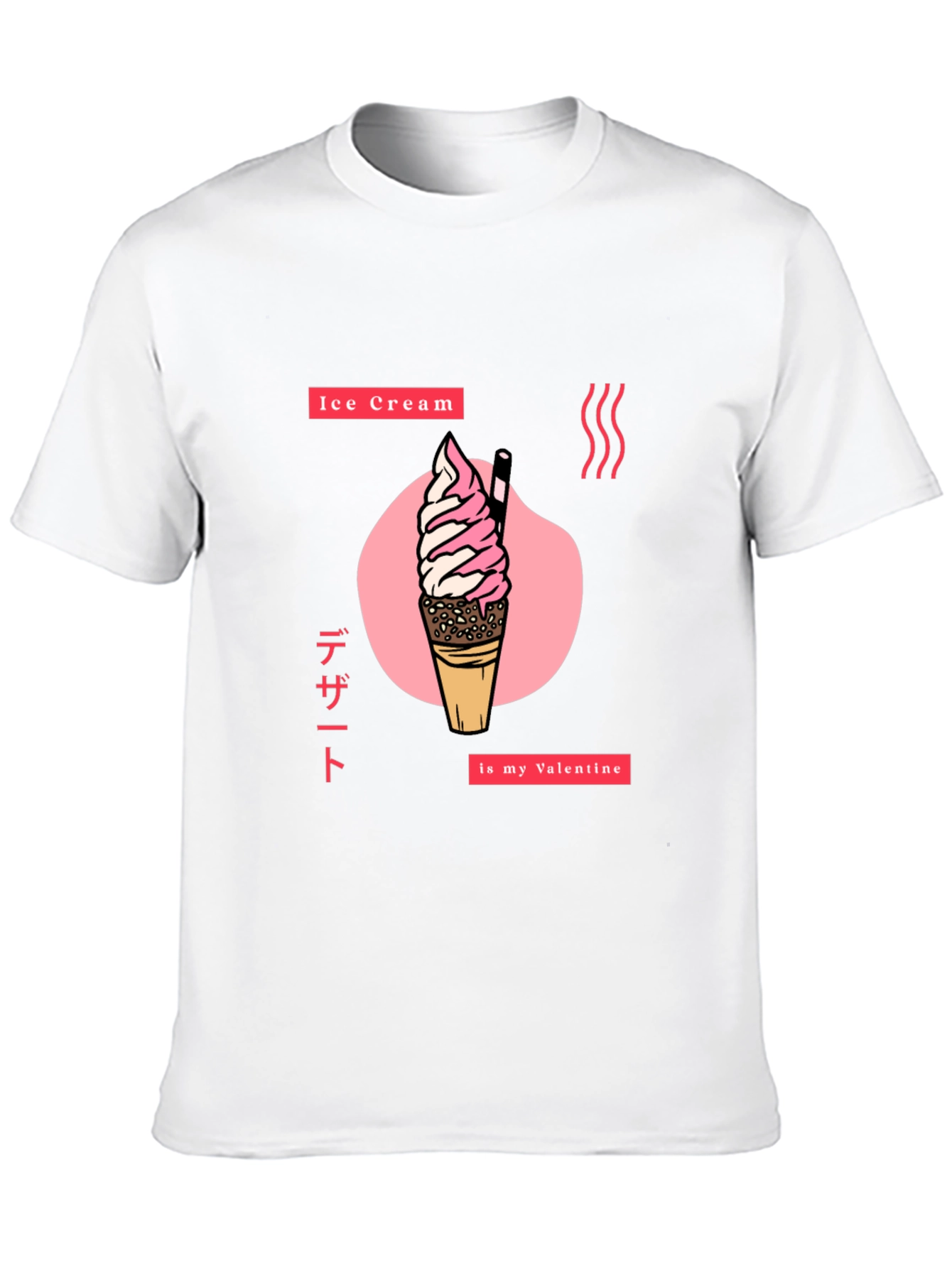 Ice Cream Valentine Graphic Tee
