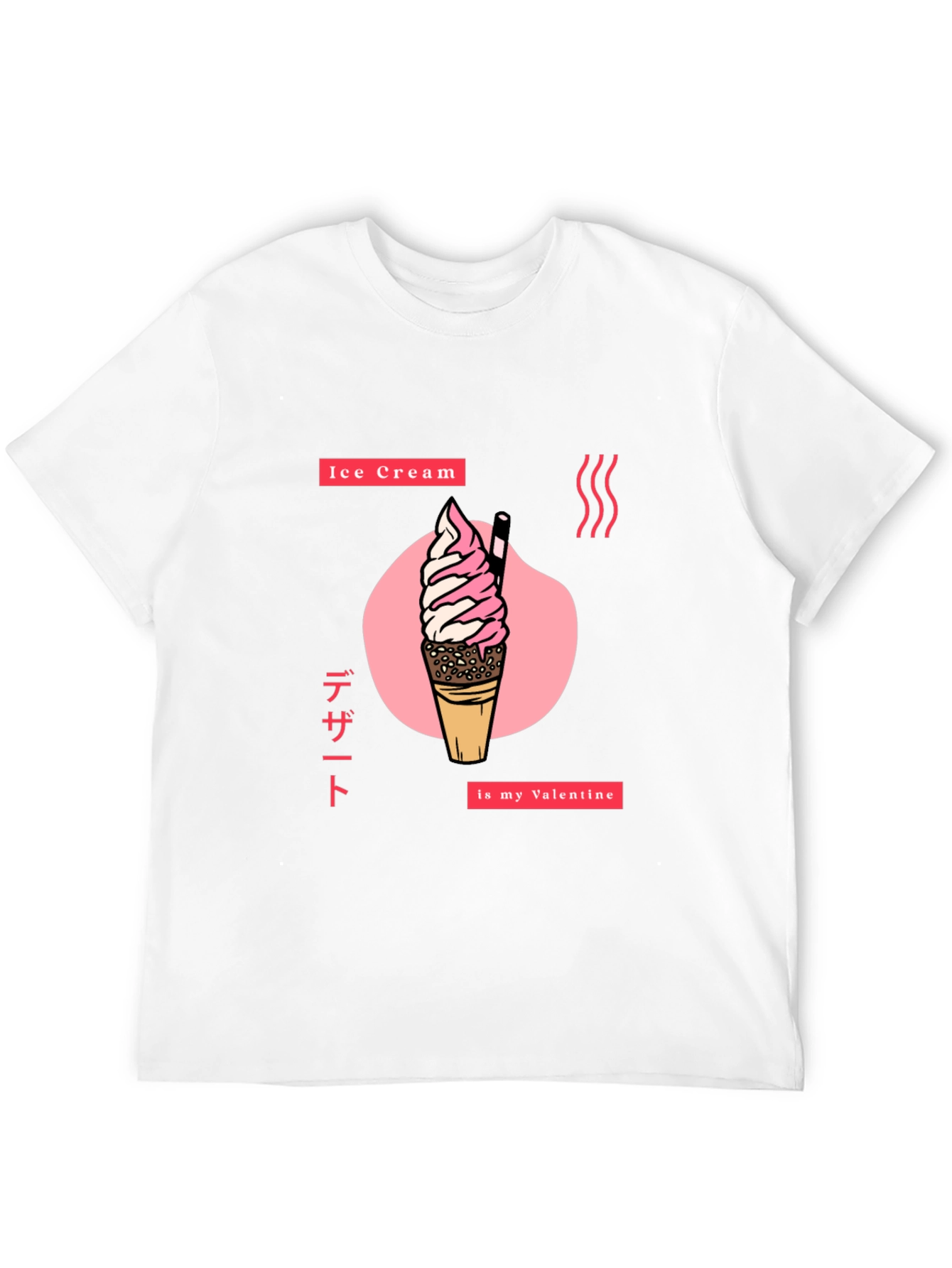 Ice Cream Valentine Graphic Tee