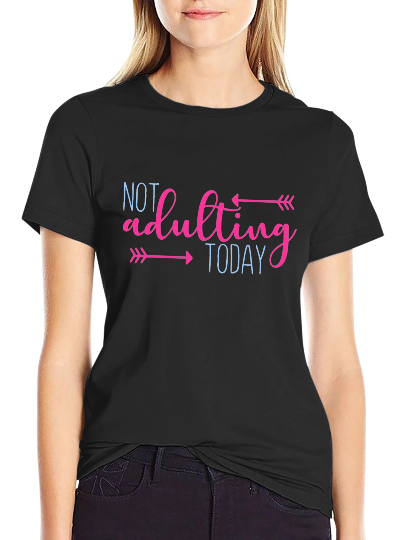 Not Adulting Today Graphic T-Shirt