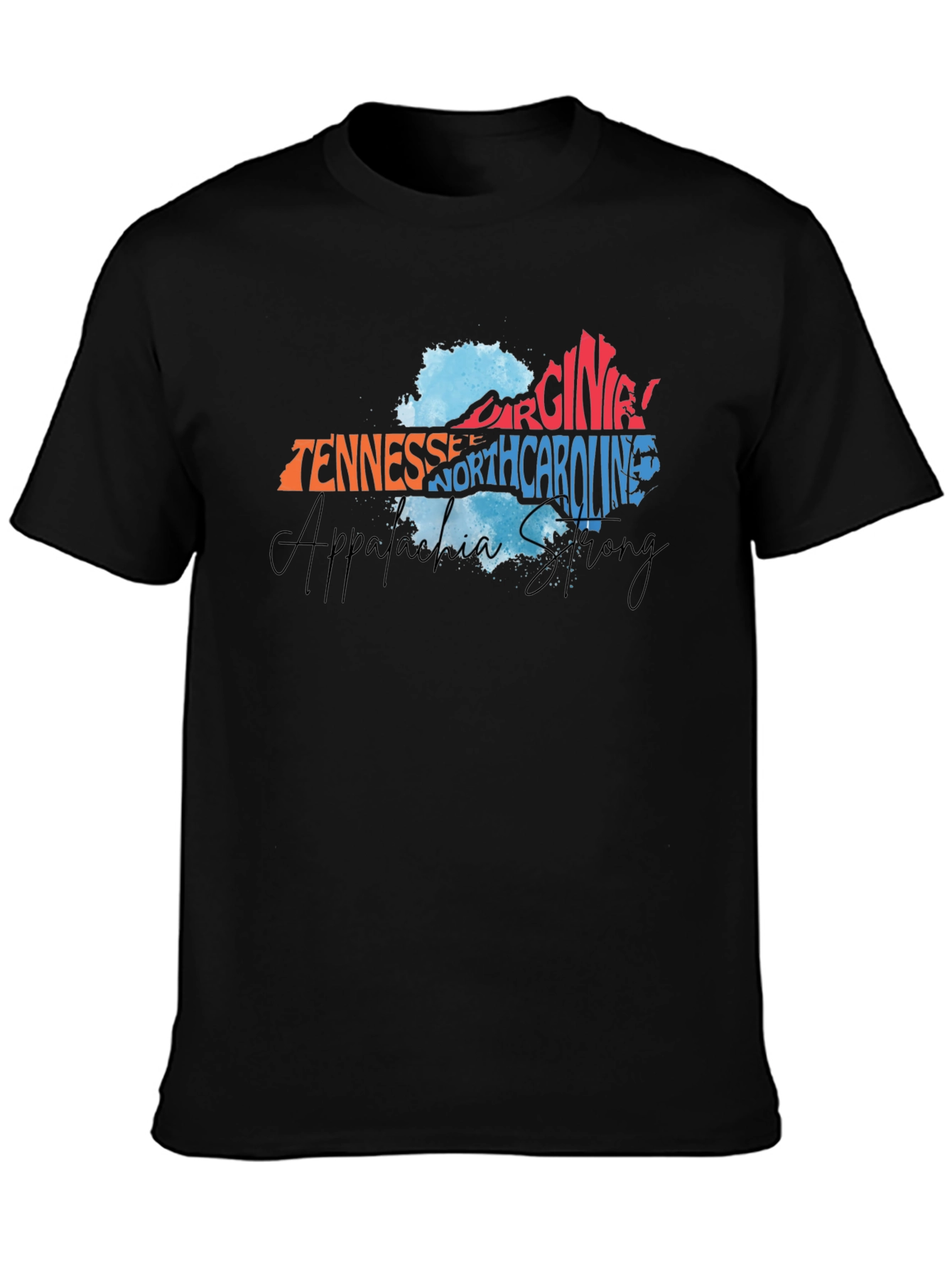 Appalachia Strong State Names T-Shirt