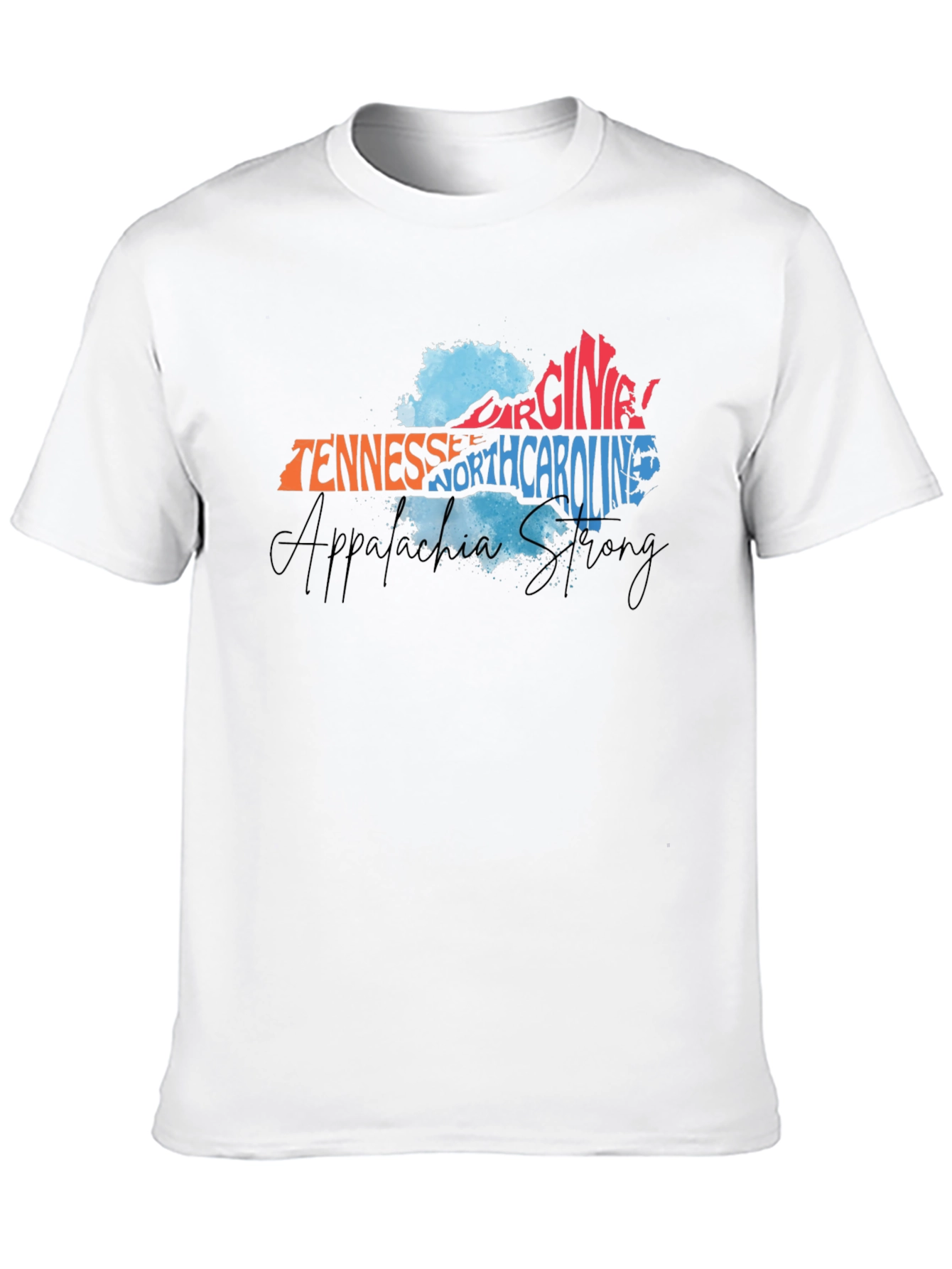 Appalachia Strong State Names T-Shirt