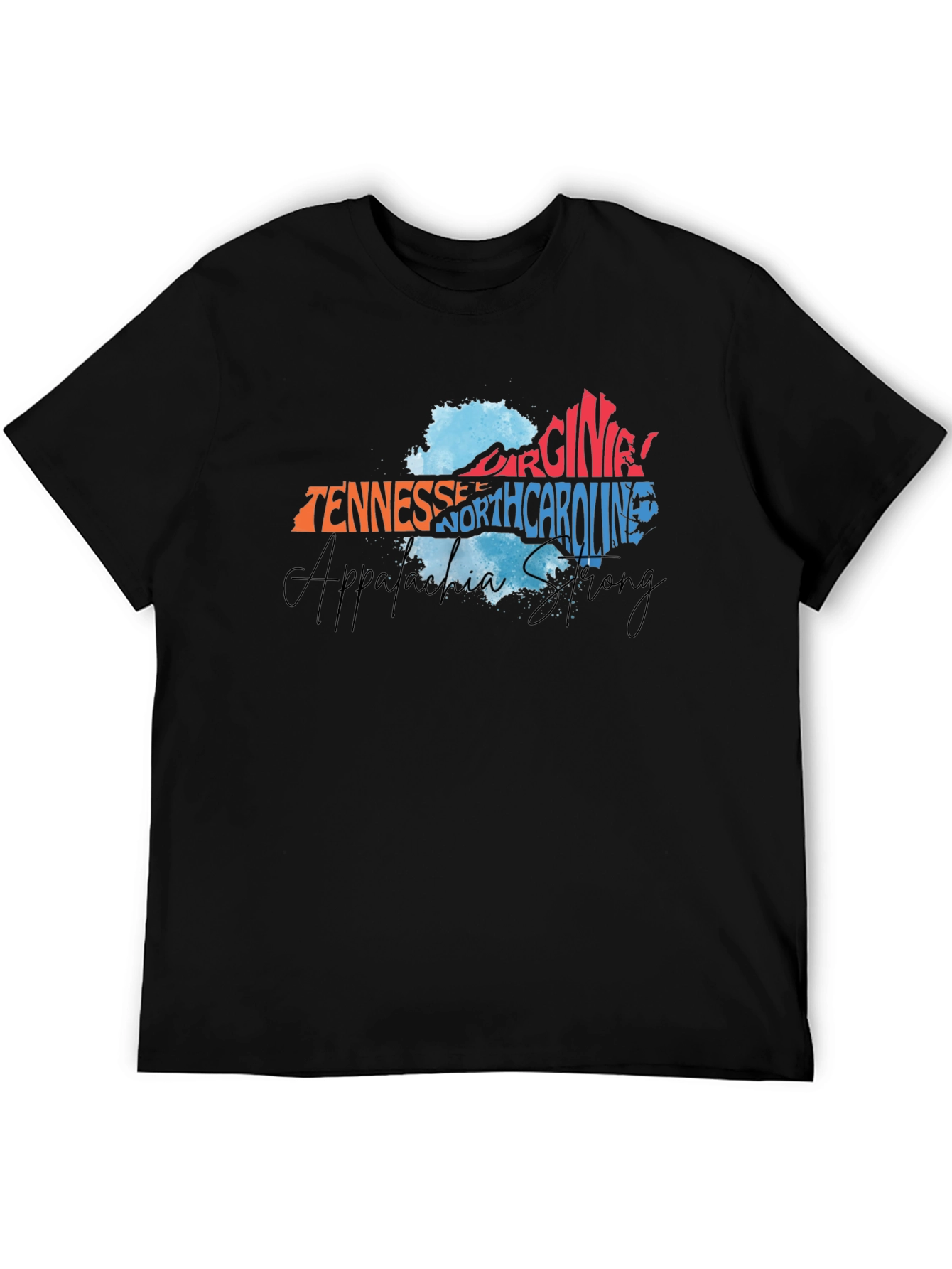 Appalachia Strong State Names T-Shirt