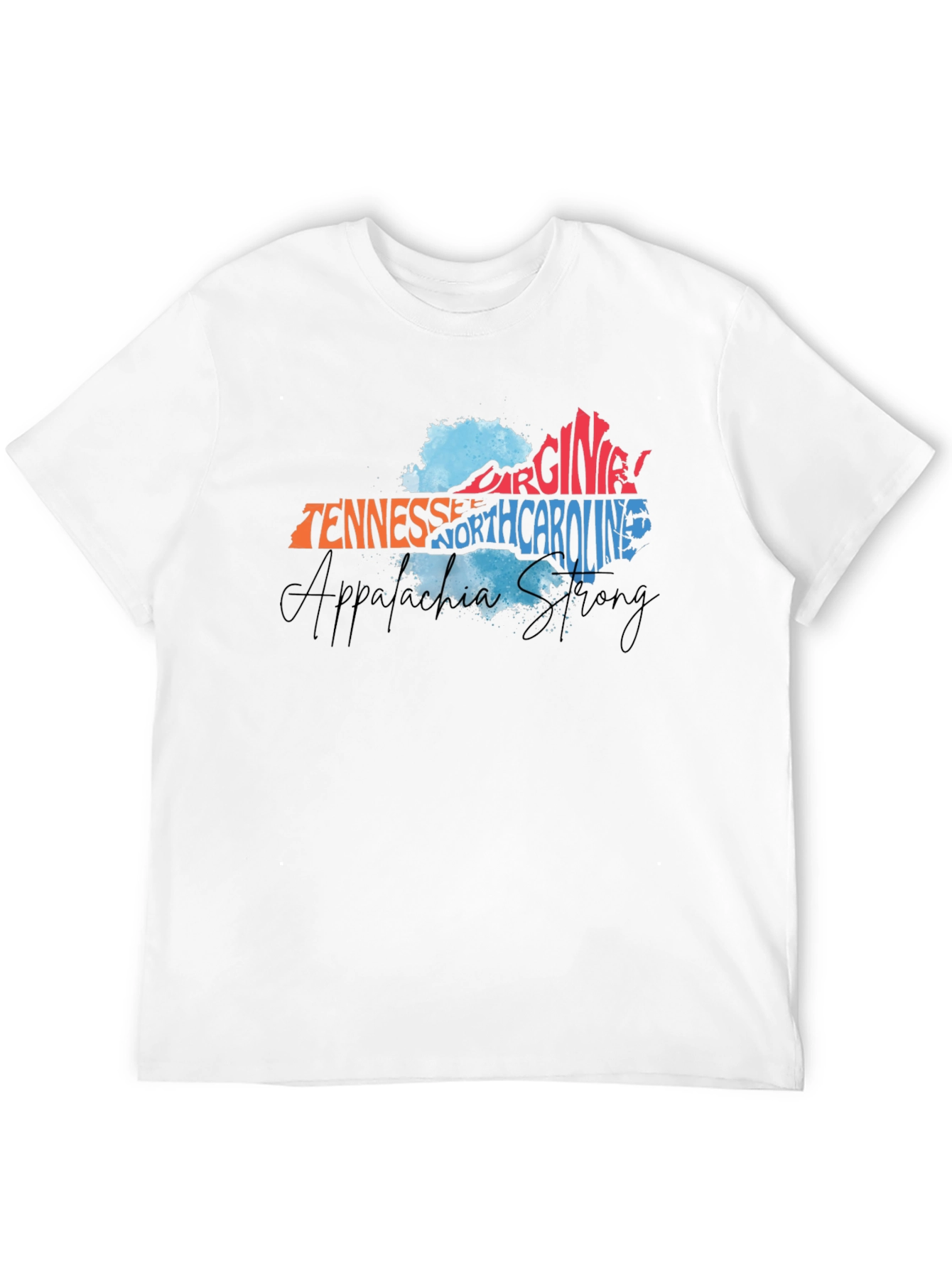 Appalachia Strong State Names T-Shirt