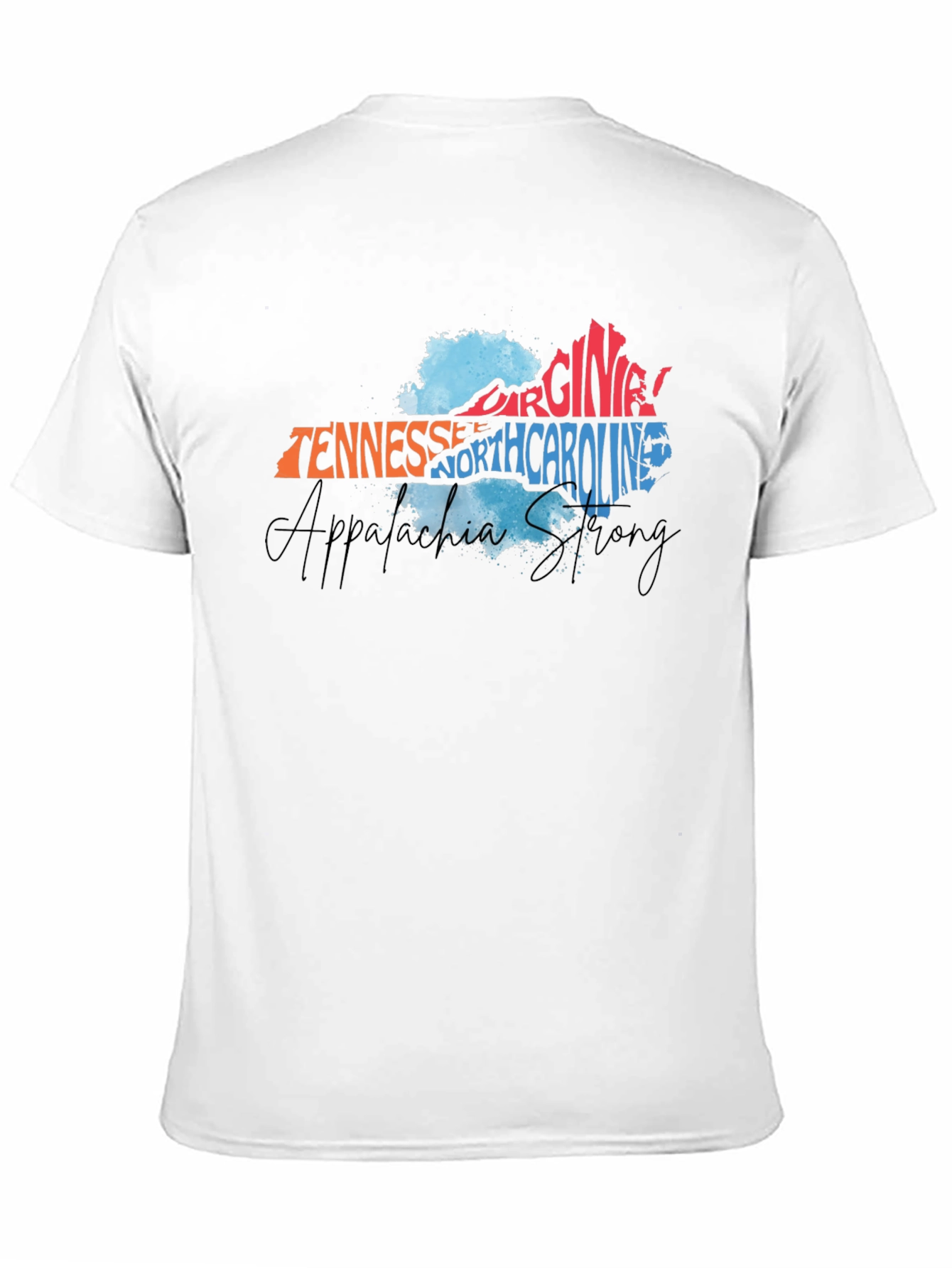 Appalachia Strong State Names T-Shirt