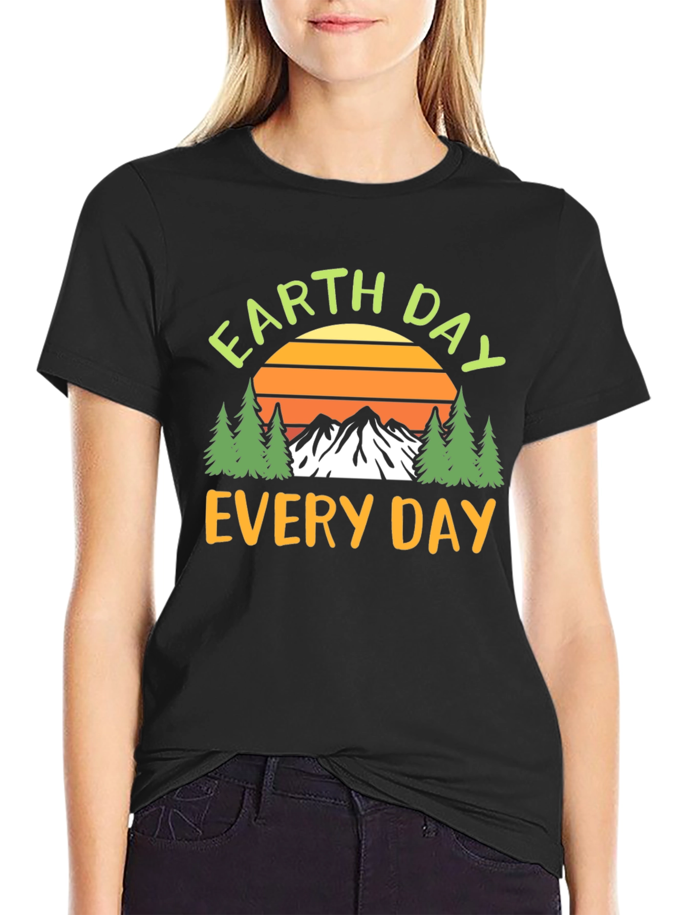 Earth Day Every Day T-Shirt - Nature Design