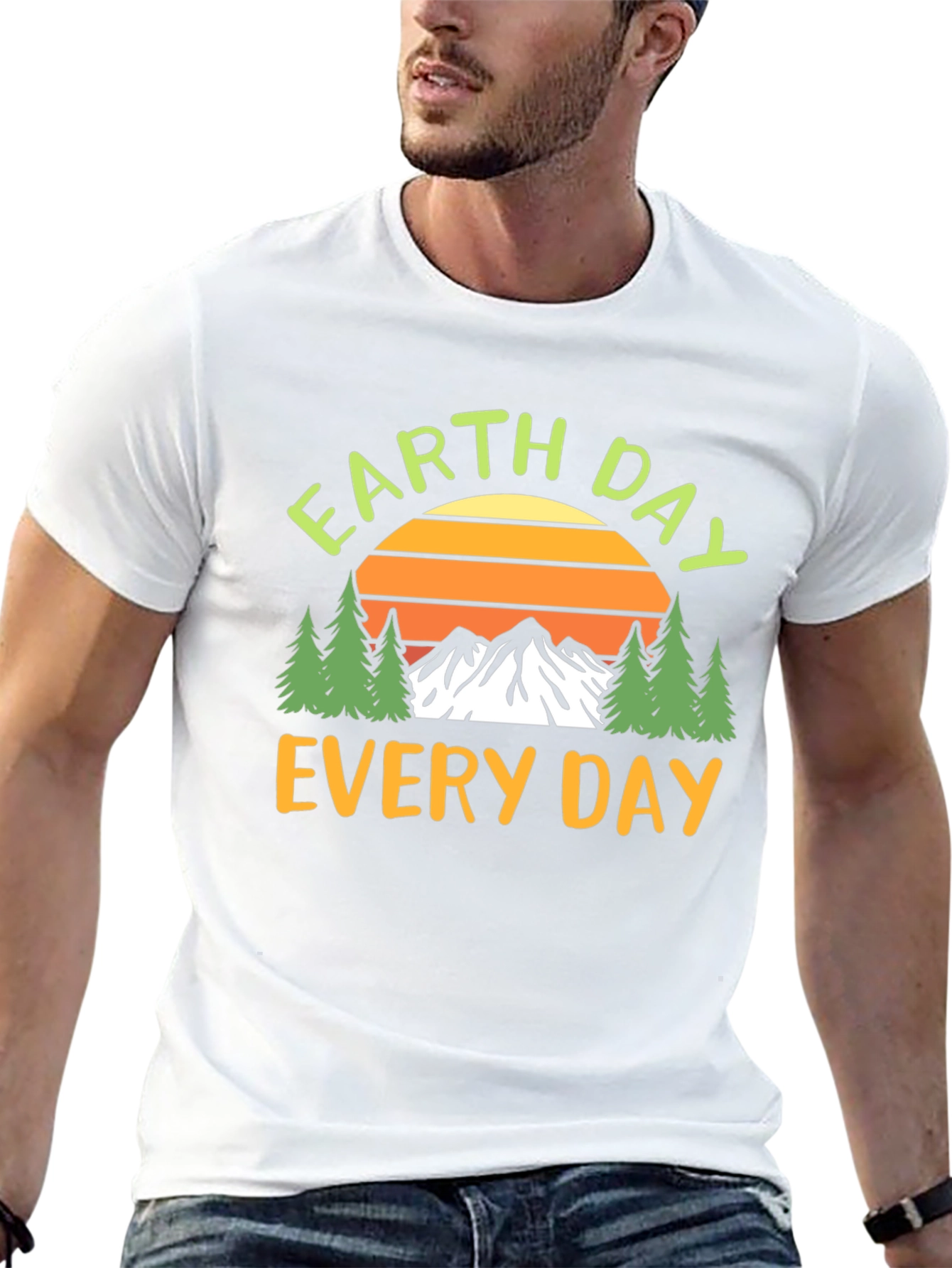 Earth Day Every Day T-Shirt - Nature Design