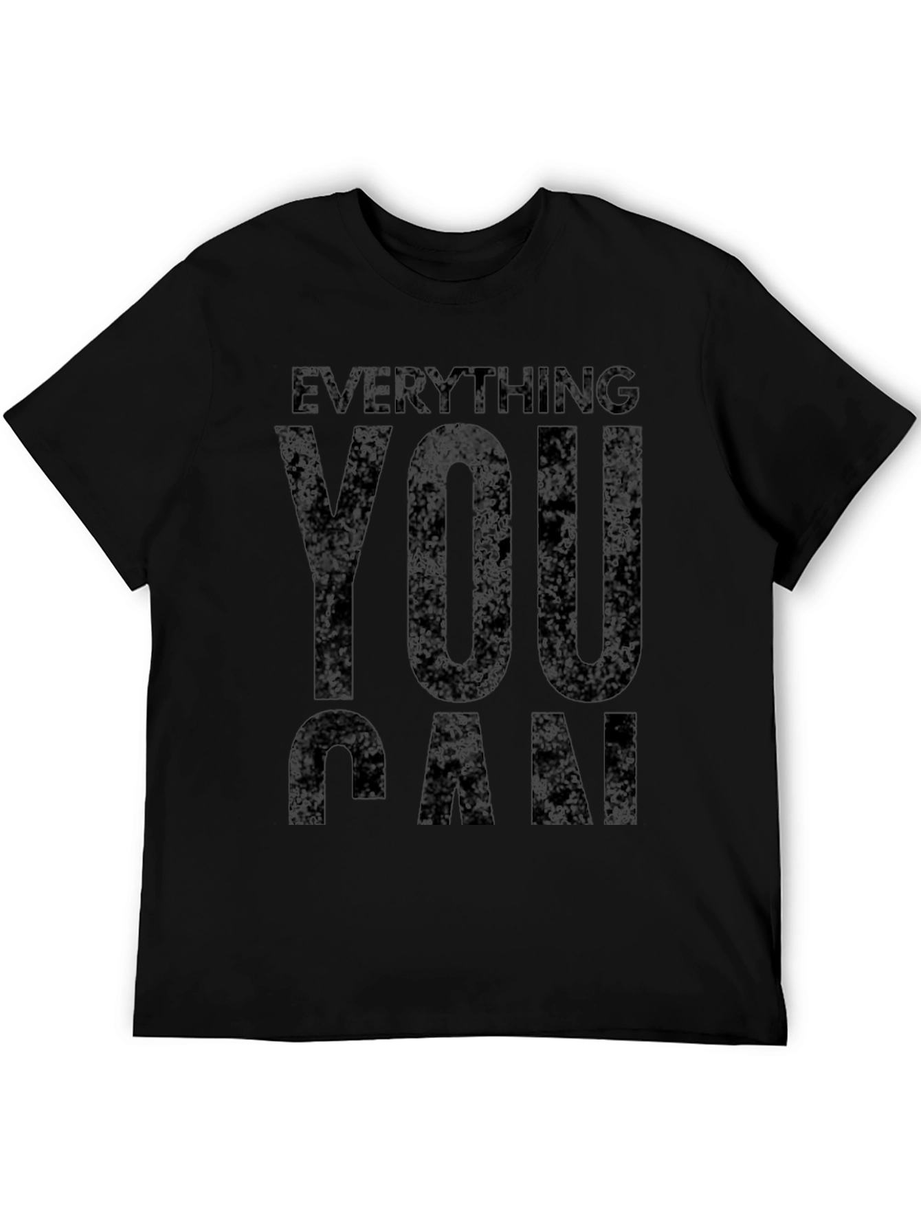Everything You Can Black Graphic Tee