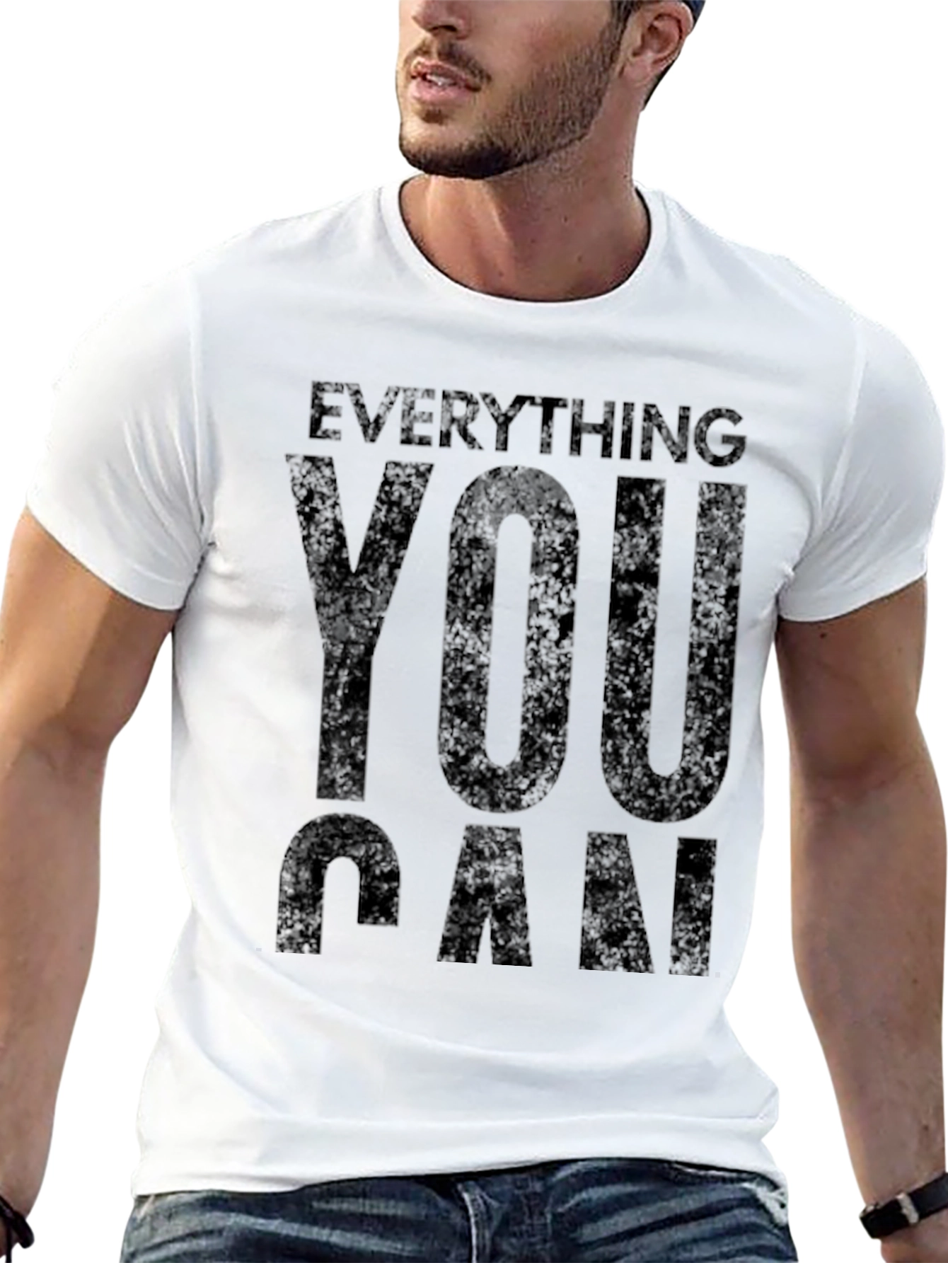 Everything You Can Black Graphic Tee