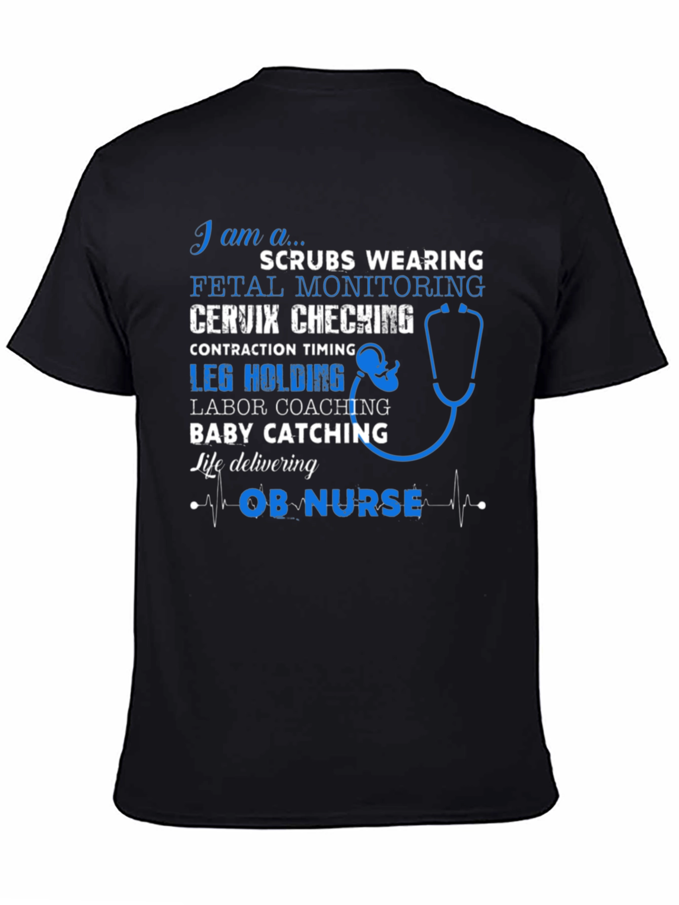 OB Nurse Graphic T-Shirt - Labor and Delivery