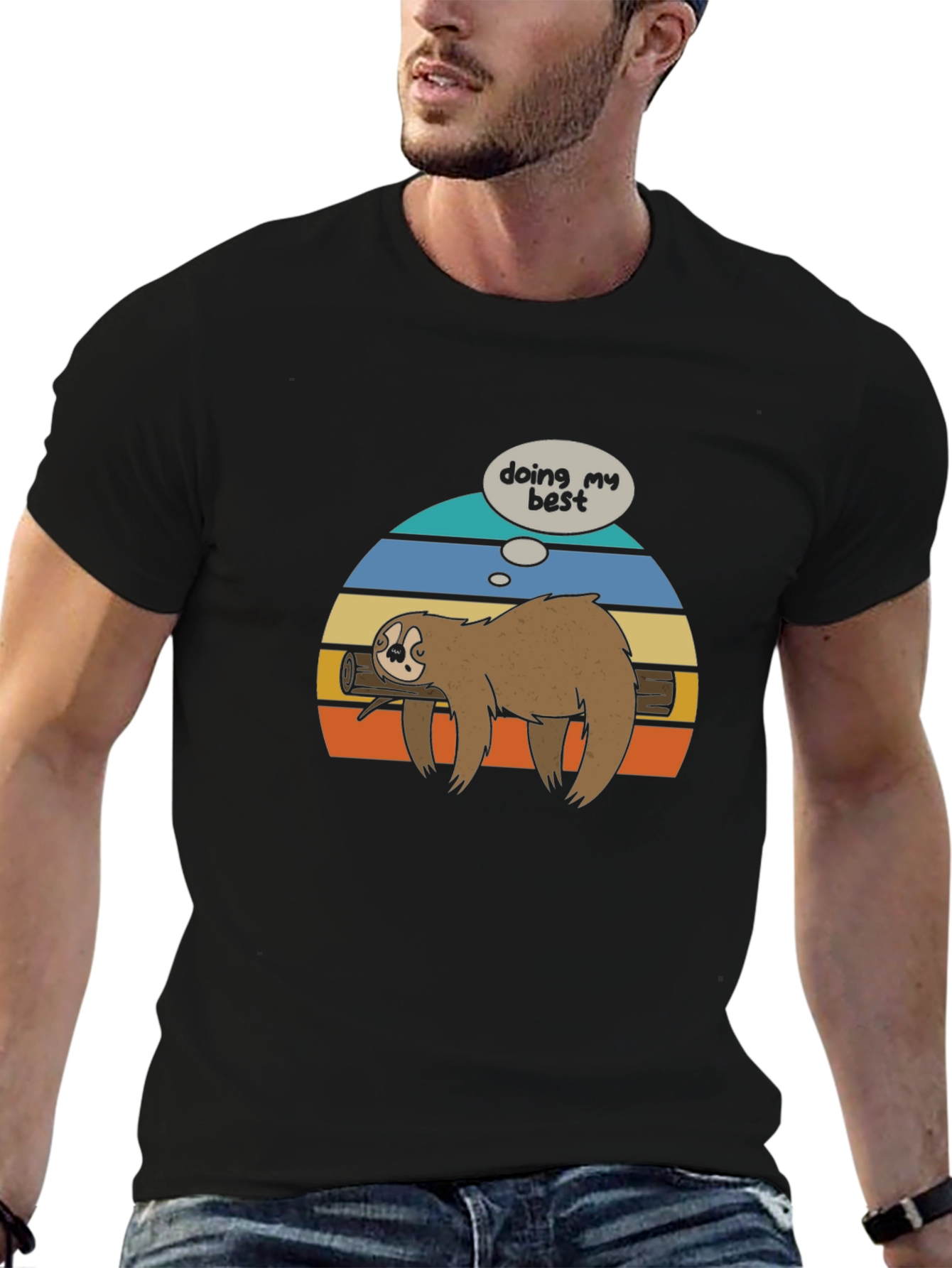 Doing My Best Sloth T-Shirt - Relaxed Vibe