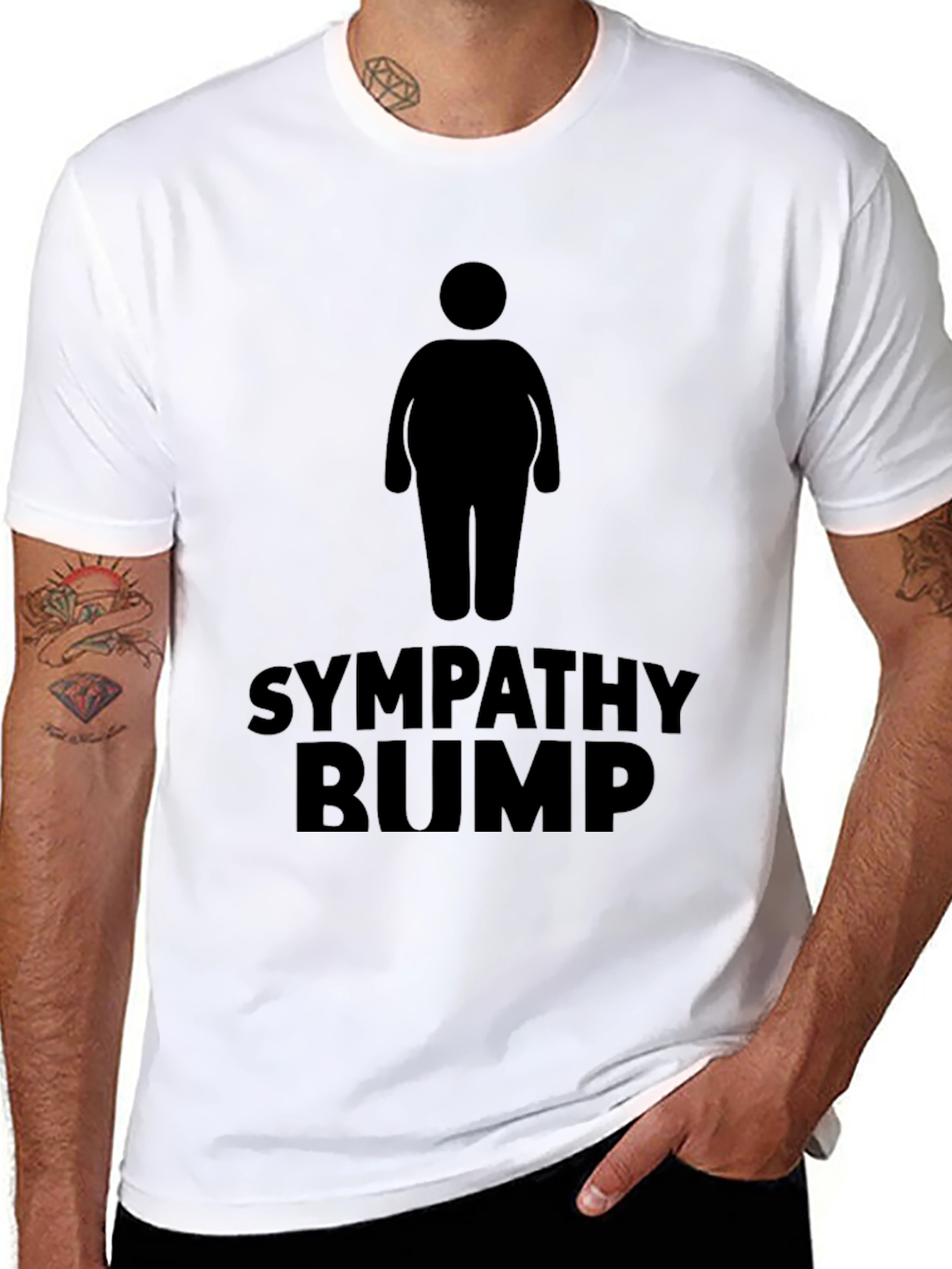 Sympathy Bump Funny Graphic T-Shirt