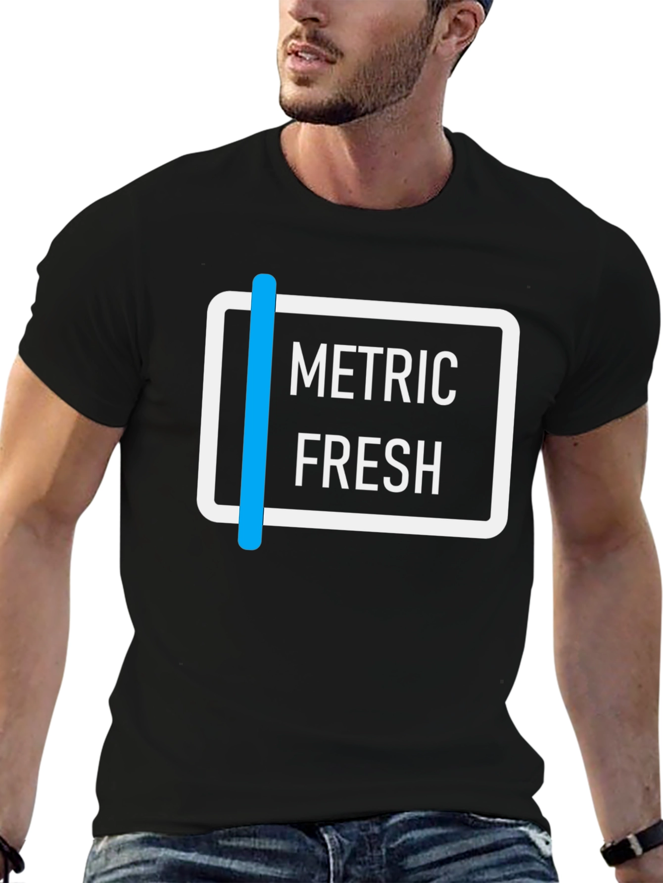 Metric Fresh Black Graphic T-Shirt