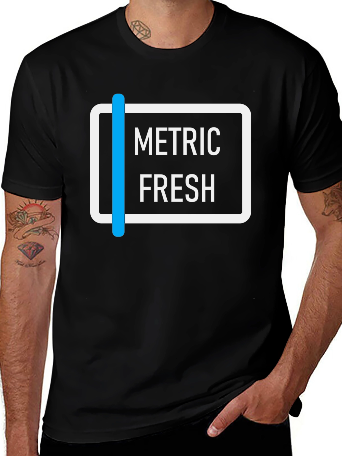 Metric Fresh Black Graphic T-Shirt