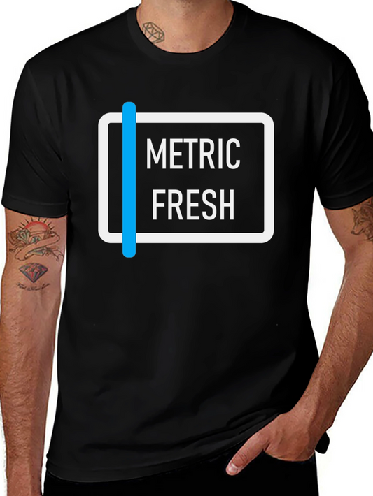 Metric Fresh Black Graphic T-Shirt