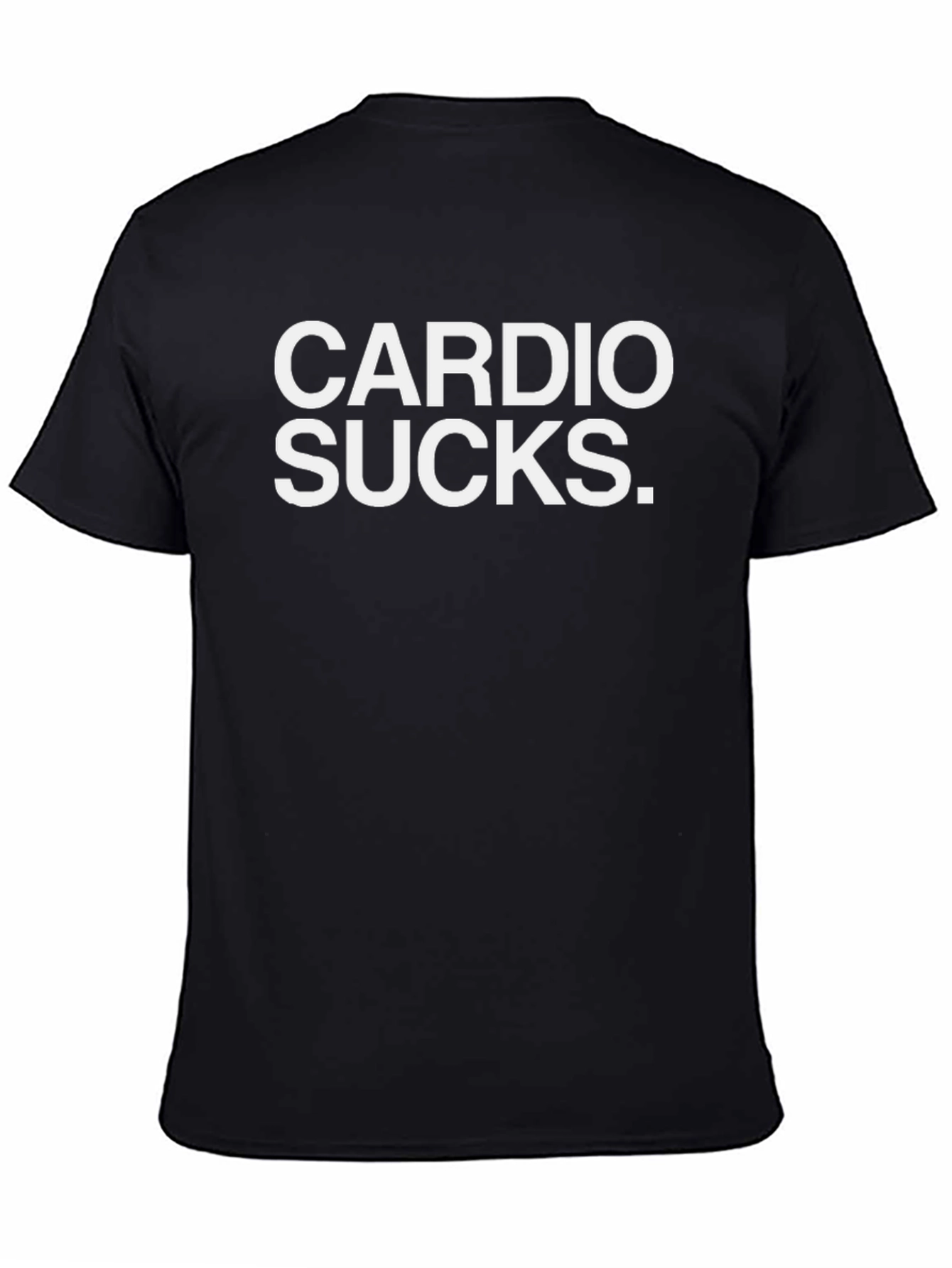 Cardio Sucks Black T-Shirt