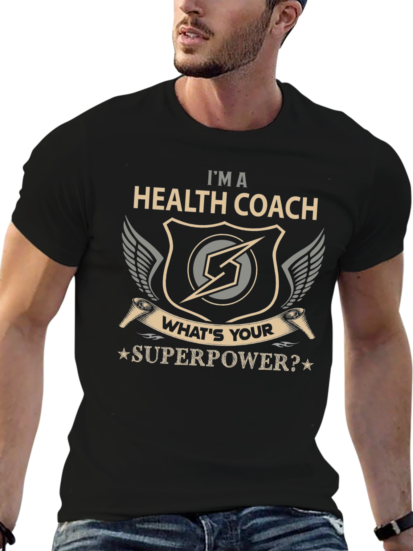Health Coach Superpower Graphic Tee