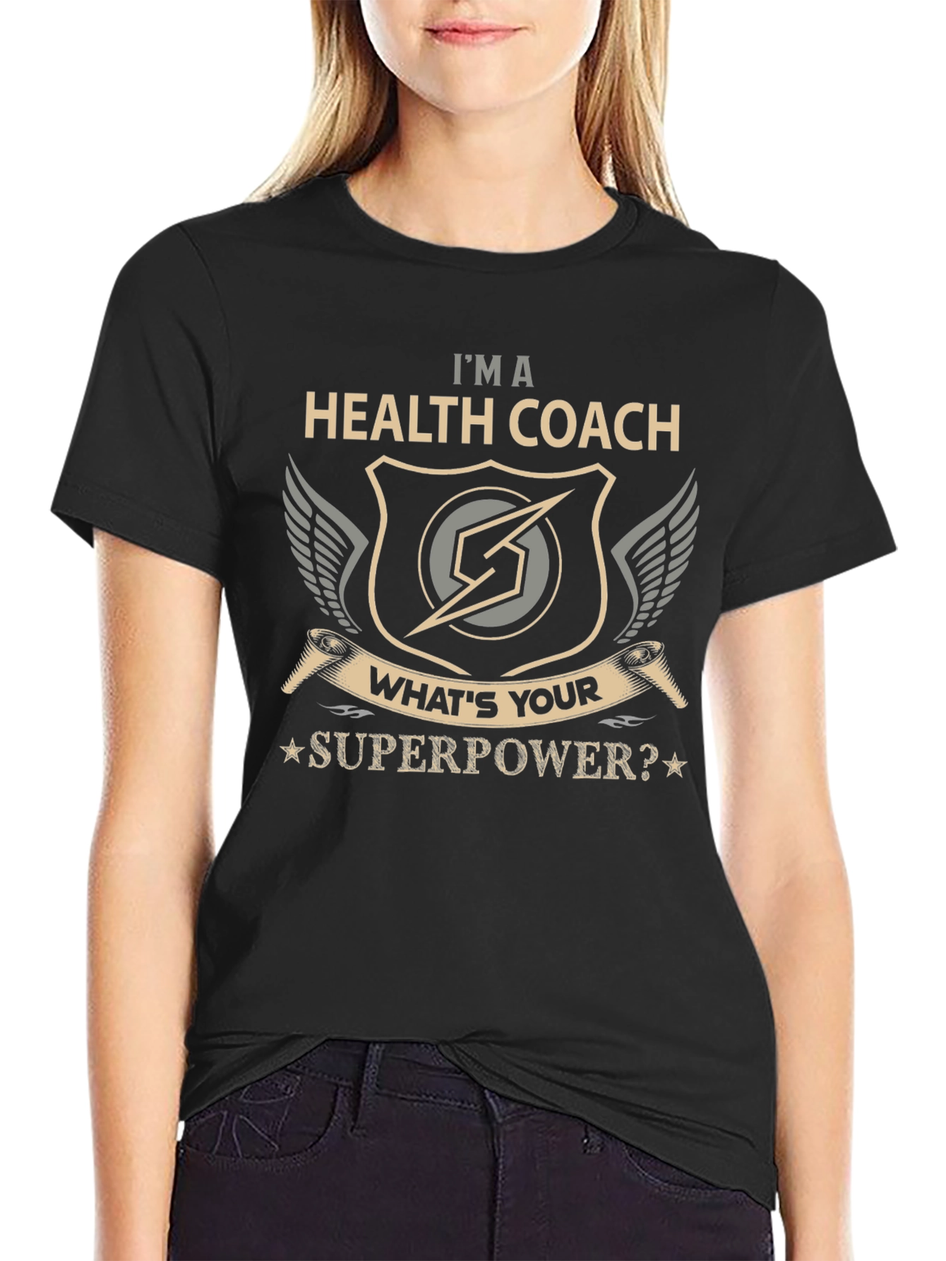 Health Coach Superpower Graphic Tee