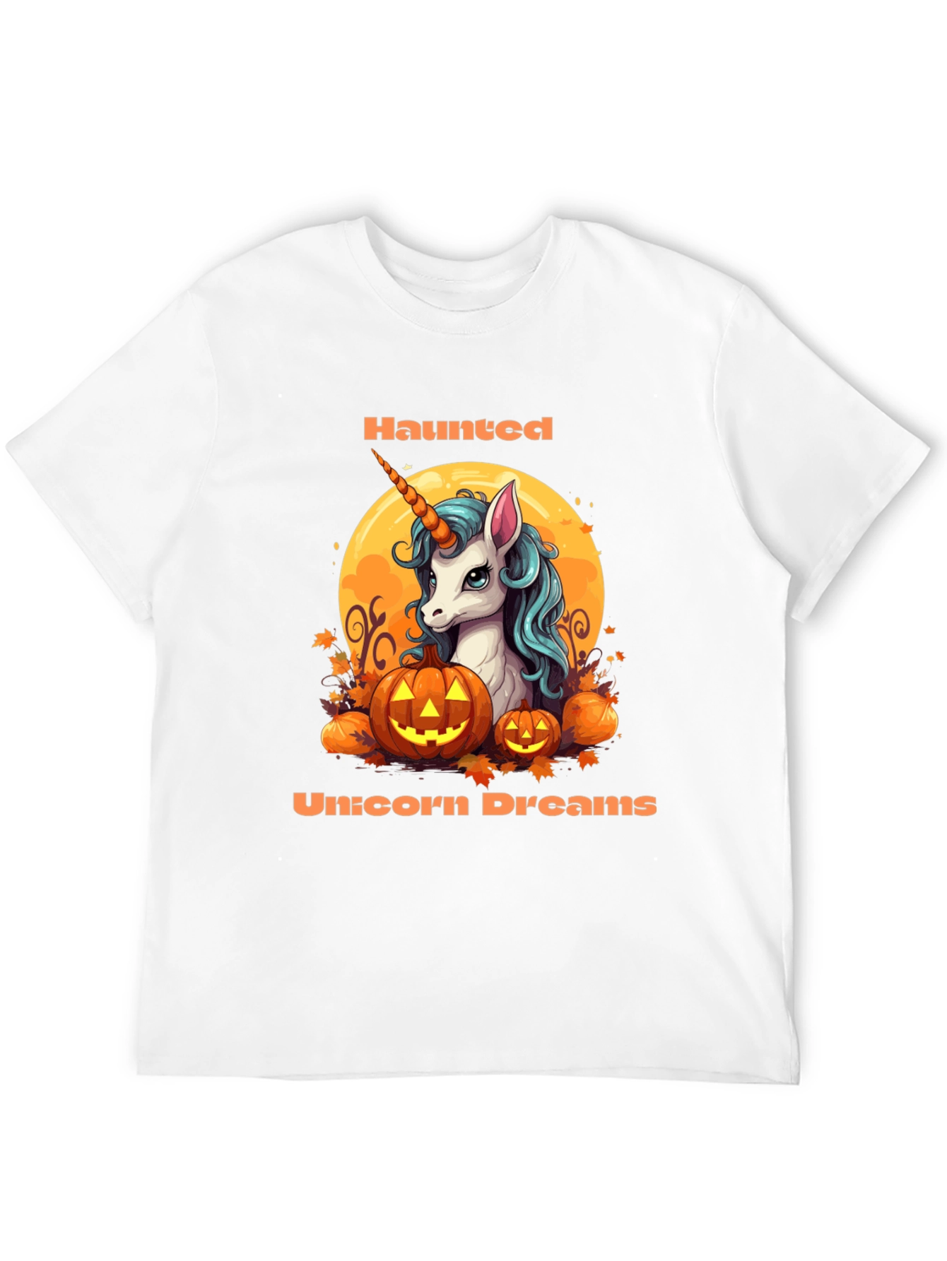 Haunted Unicorn Dreams Halloween T-Shirt