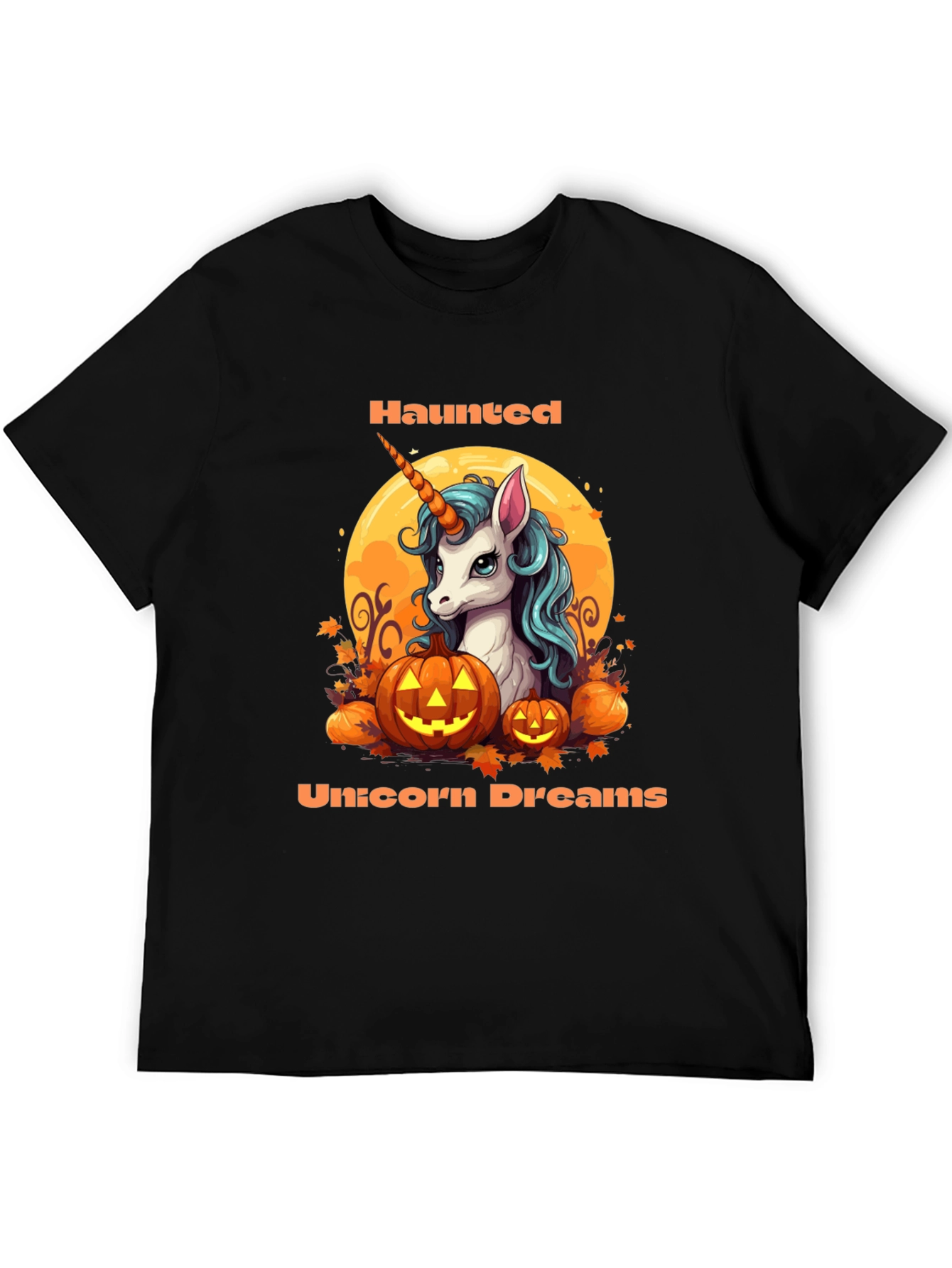 Haunted Unicorn Dreams Halloween T-Shirt