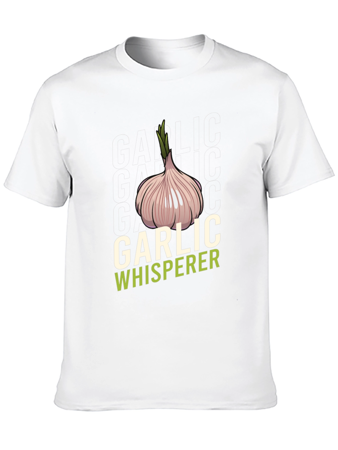 Garlic Whisperer Graphic Tee - Black Cotton Shirt