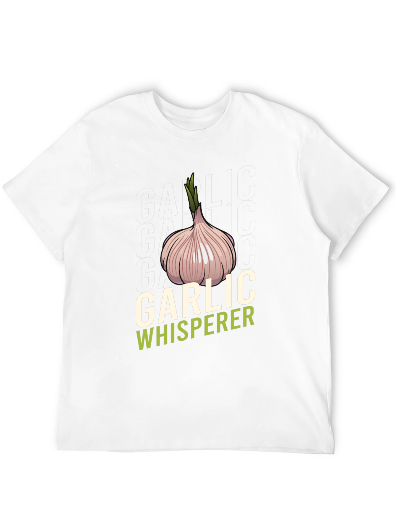 Garlic Whisperer Graphic Tee - Black Cotton Shirt