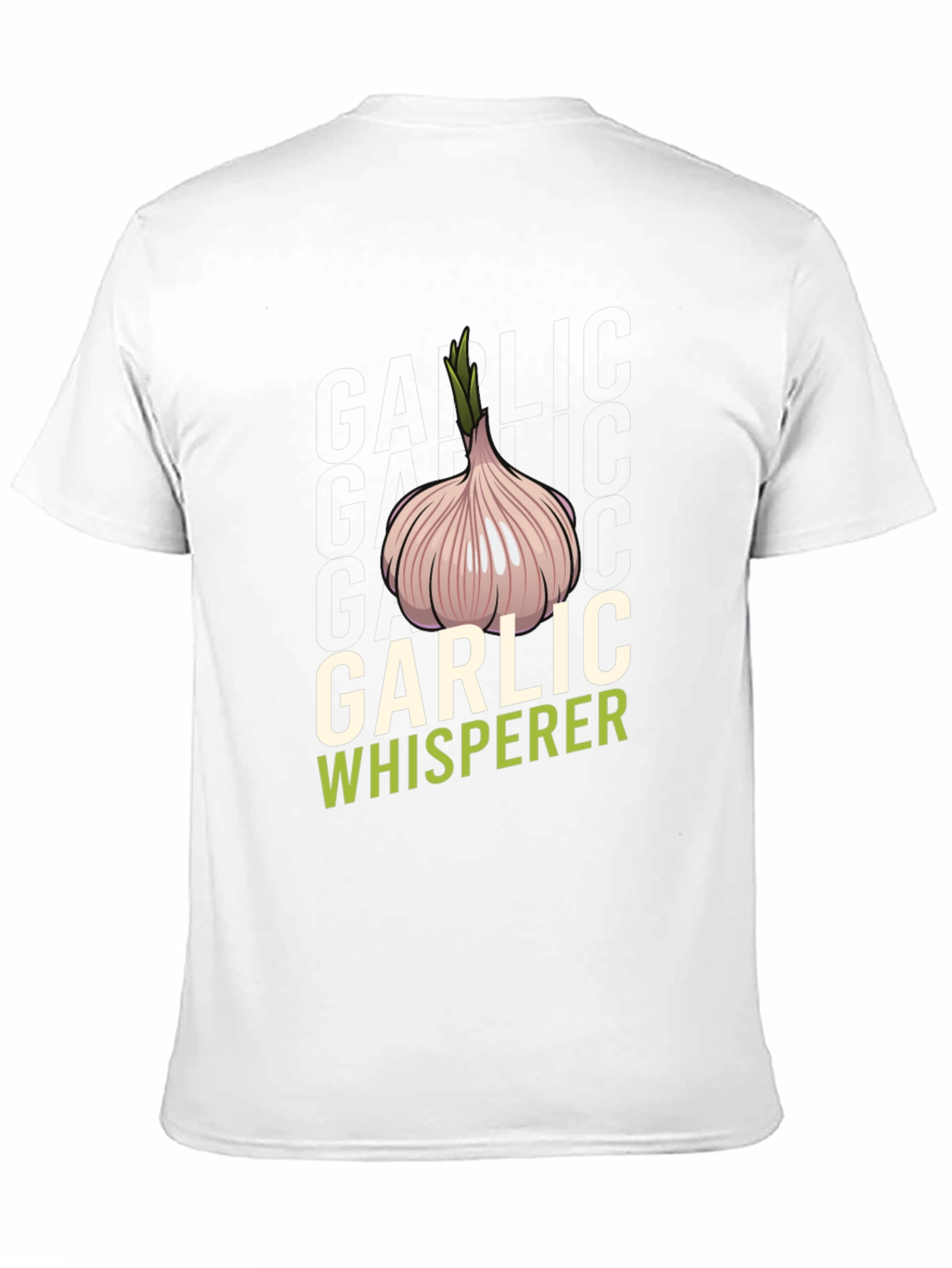 Garlic Whisperer Graphic Tee - Black Cotton Shirt