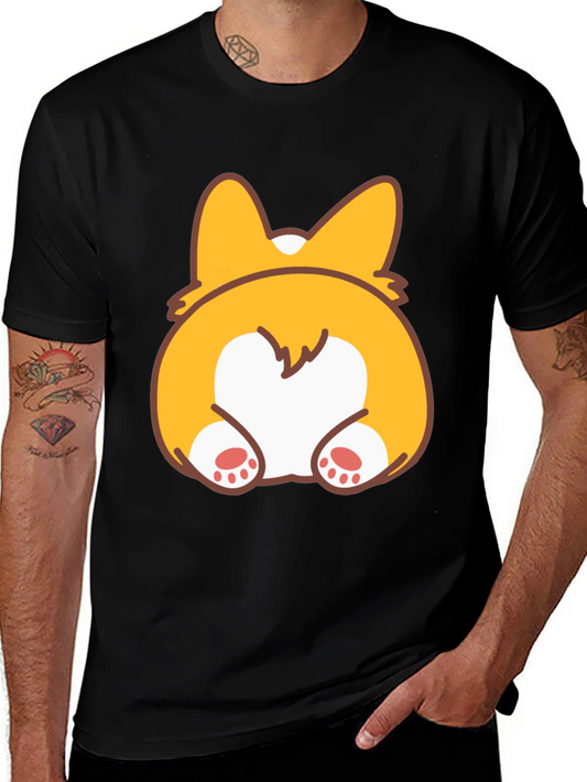 Corgi Butt T-Shirt - Cute Dog Graphic Tee
