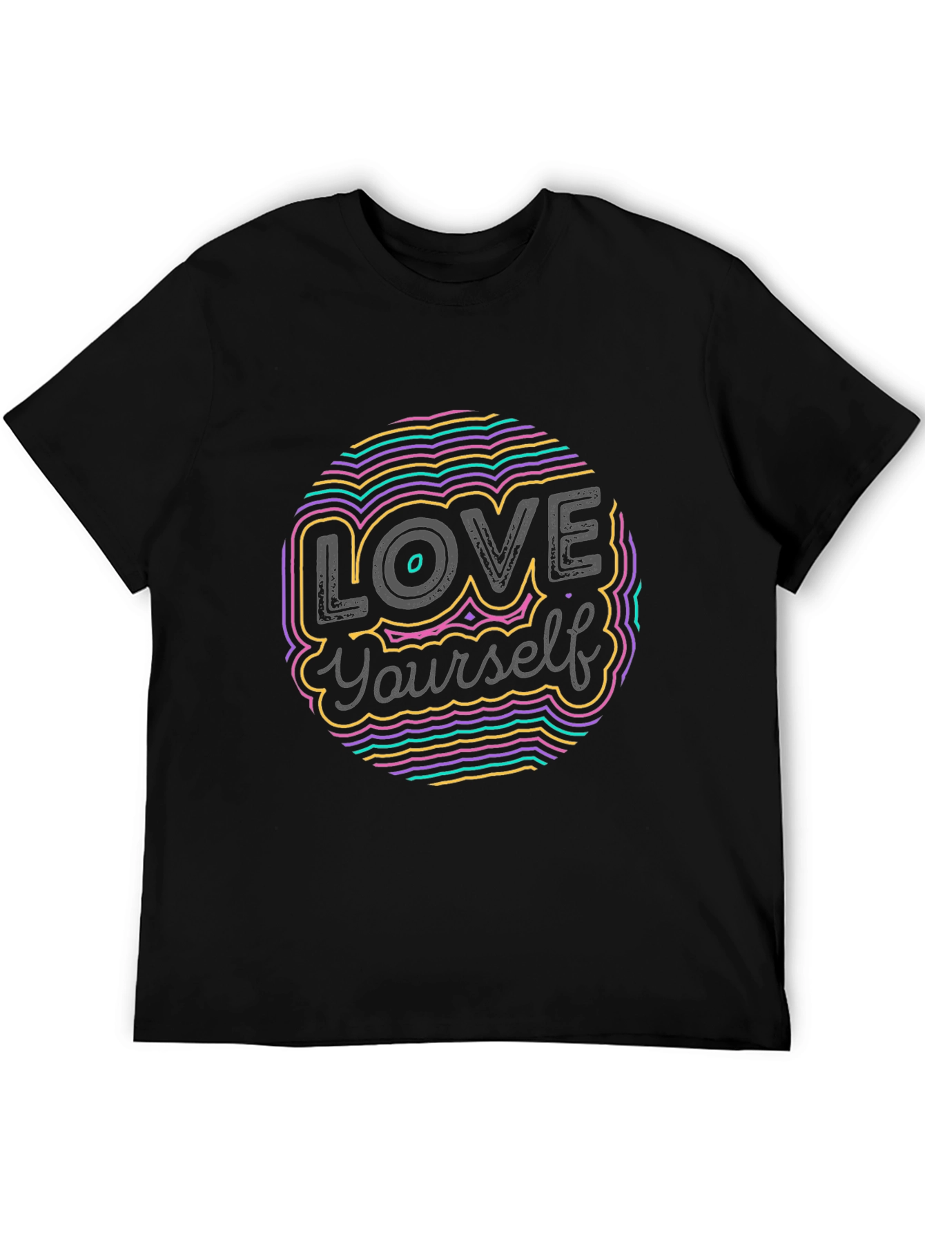 Love Yourself Graphic Tee - Black