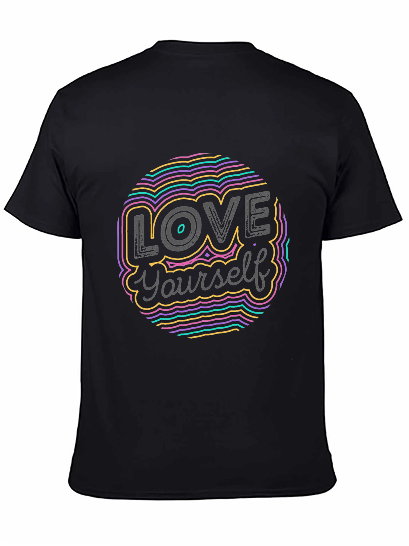 Love Yourself Graphic Tee - Black