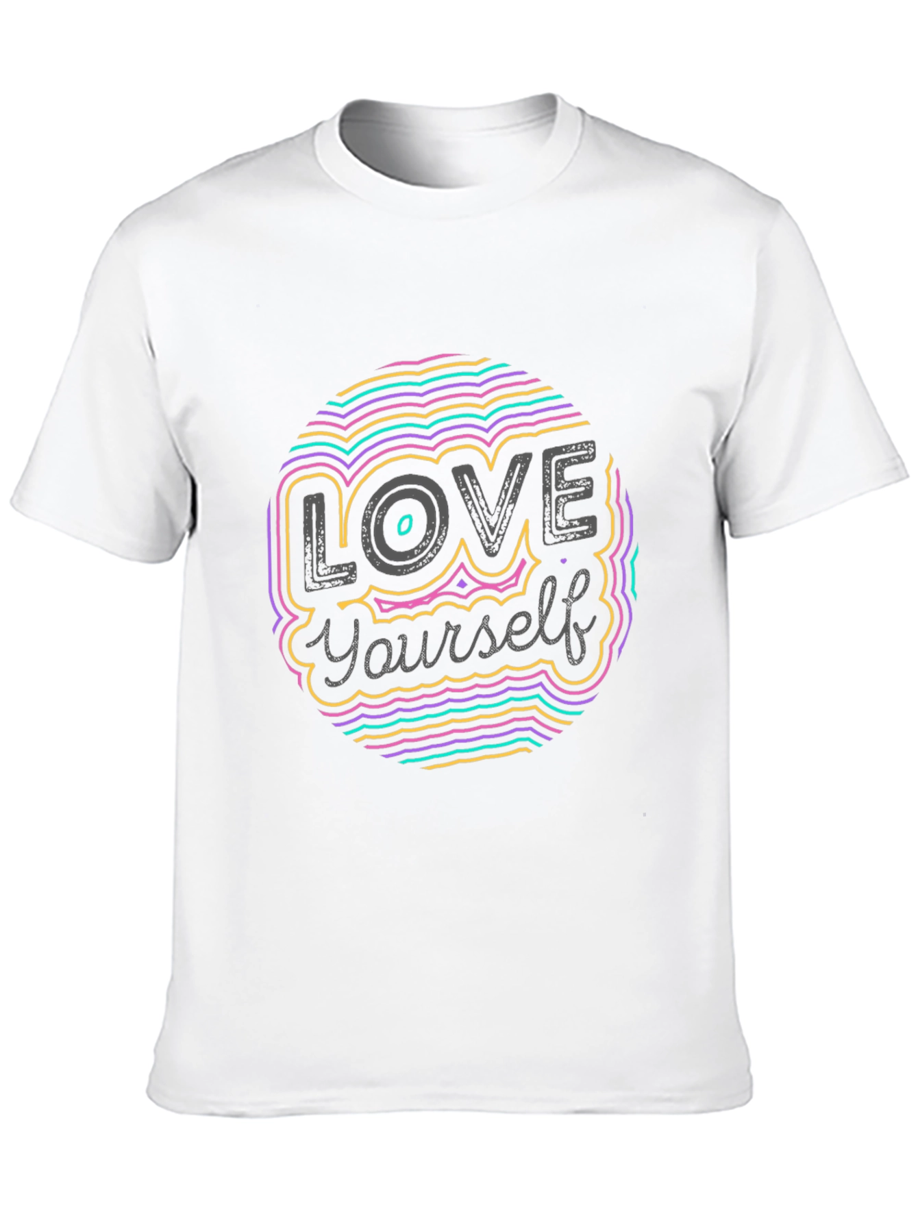 Love Yourself Graphic Tee - Black