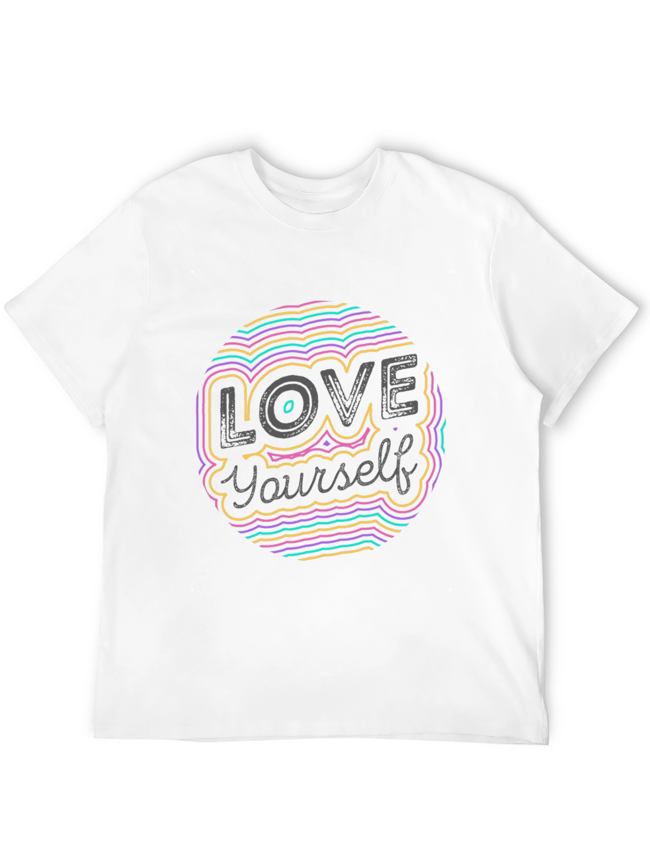 Love Yourself Graphic Tee - Black