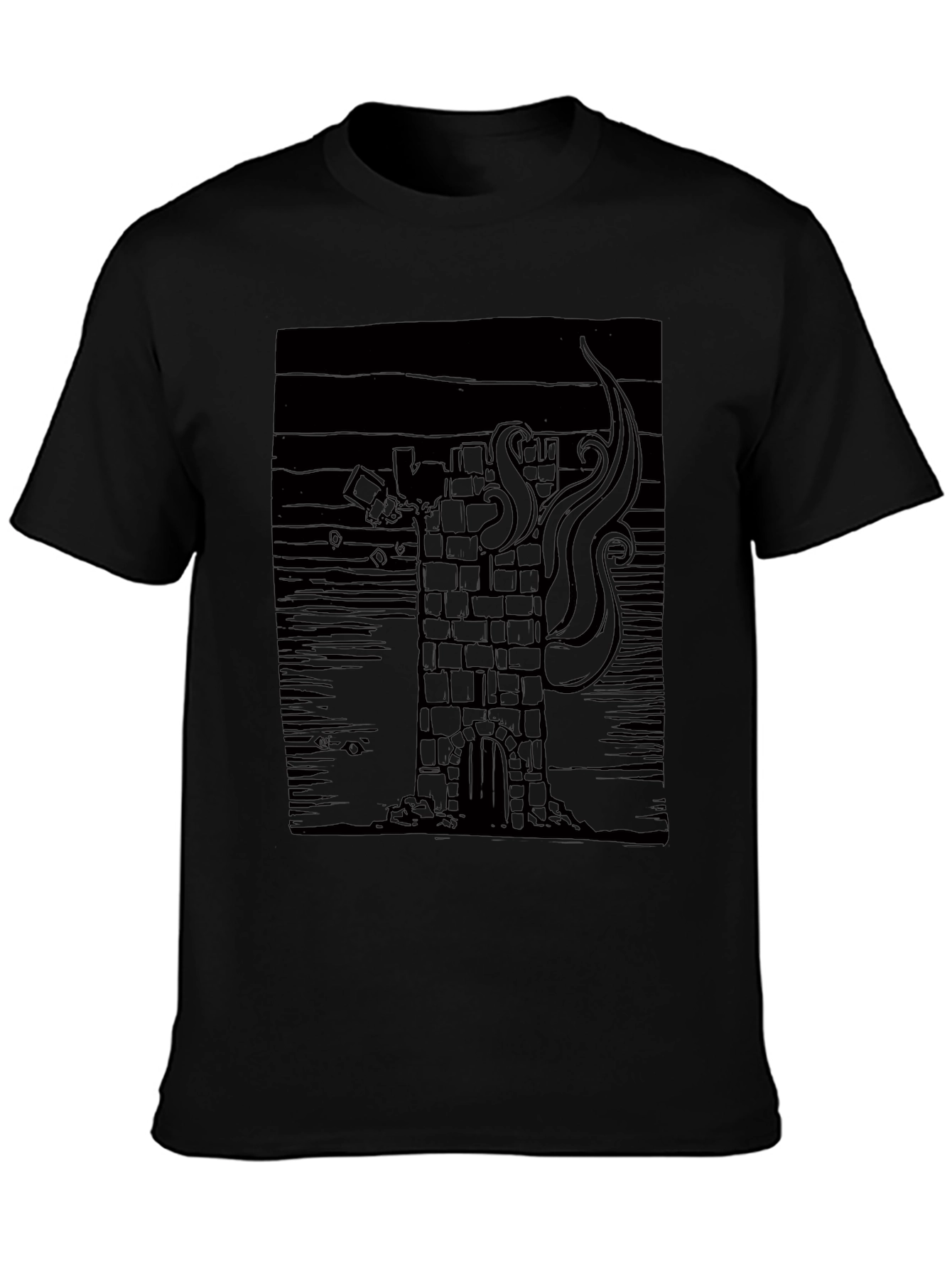 Tower Graphic Print T-Shirt