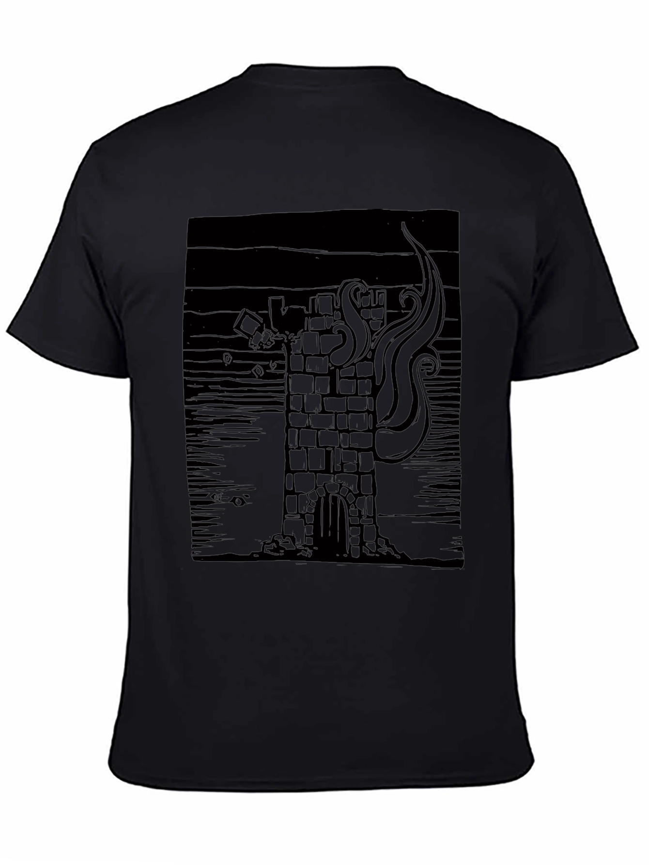 Tower Graphic Print T-Shirt