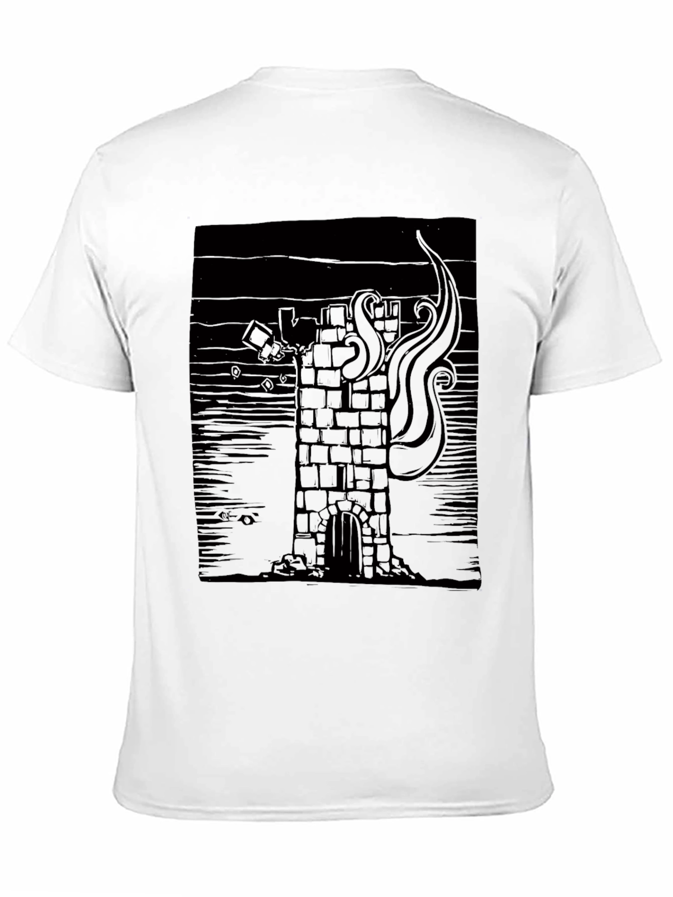 Tower Graphic Print T-Shirt