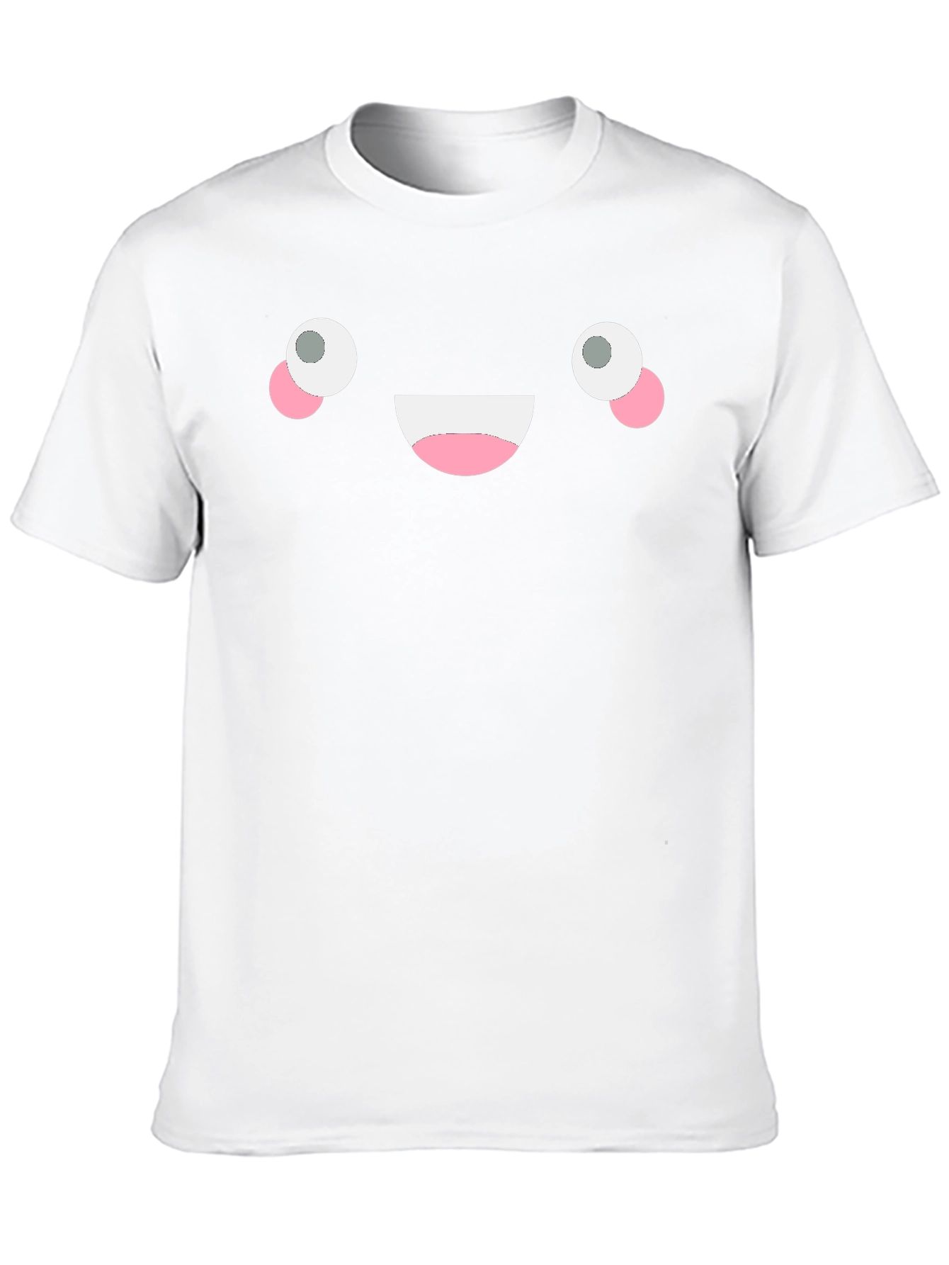 Happy Face Black T-Shirt - Fun Graphic Tee