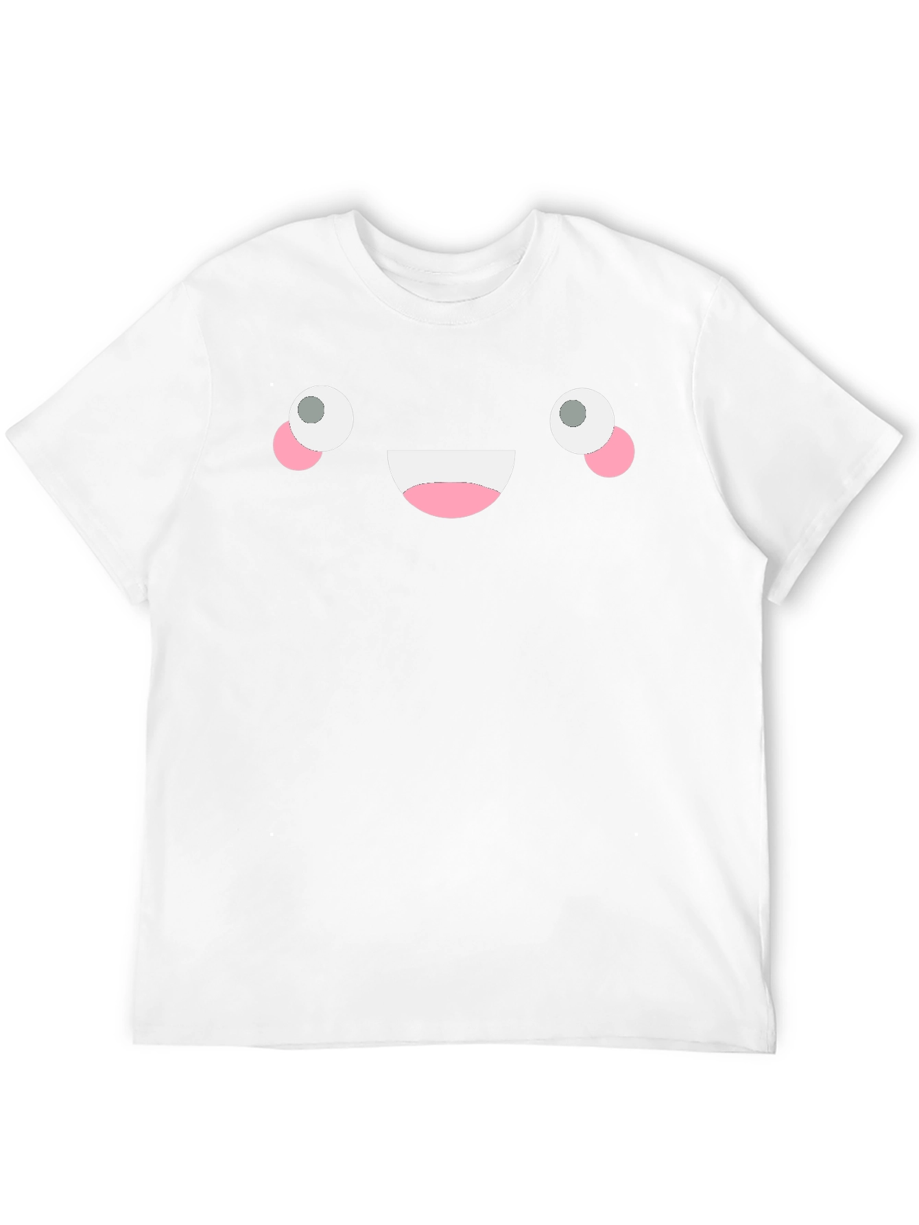 Happy Face Black T-Shirt - Fun Graphic Tee
