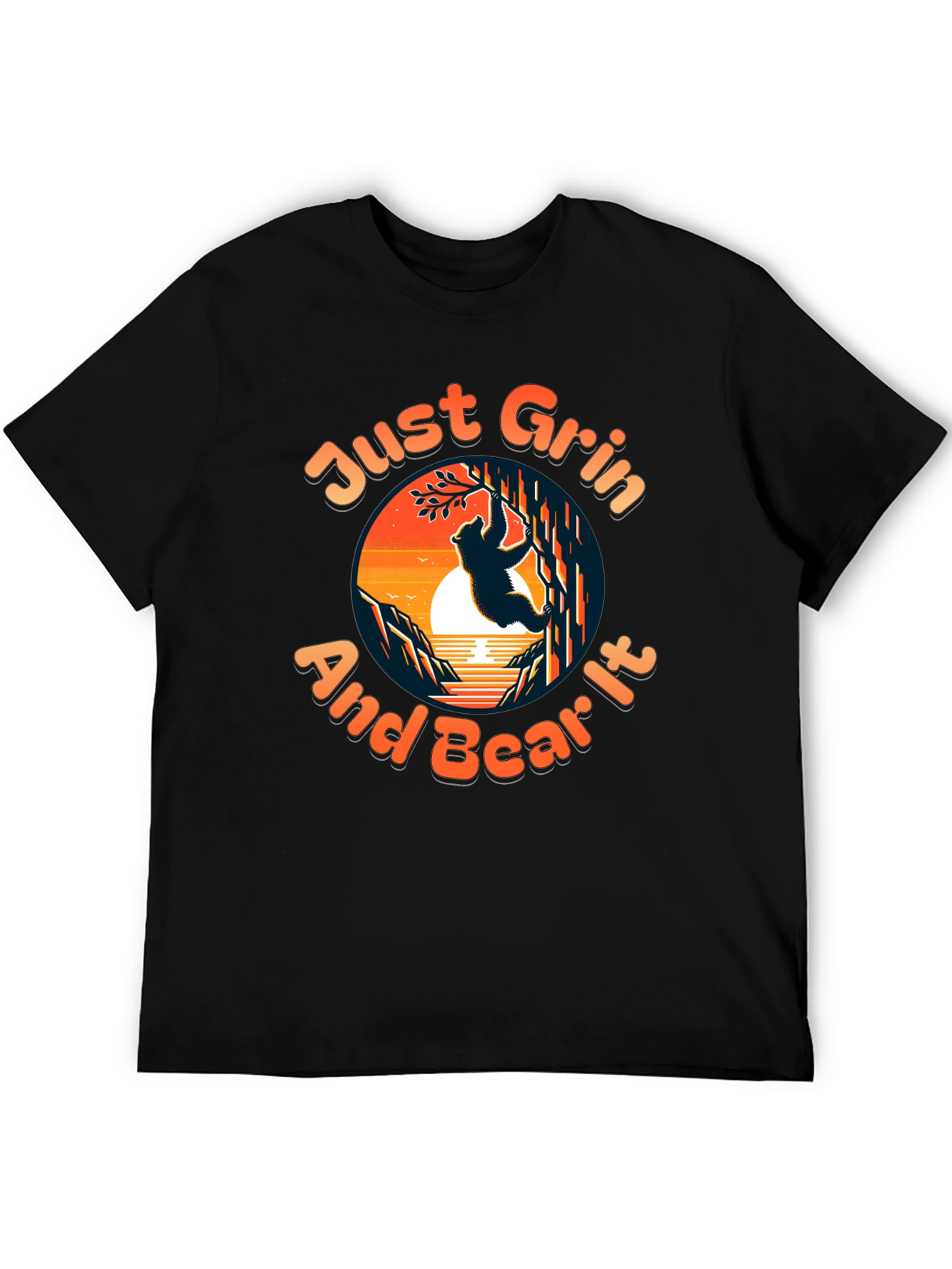 Just Grin and Bear It Graphic Tee