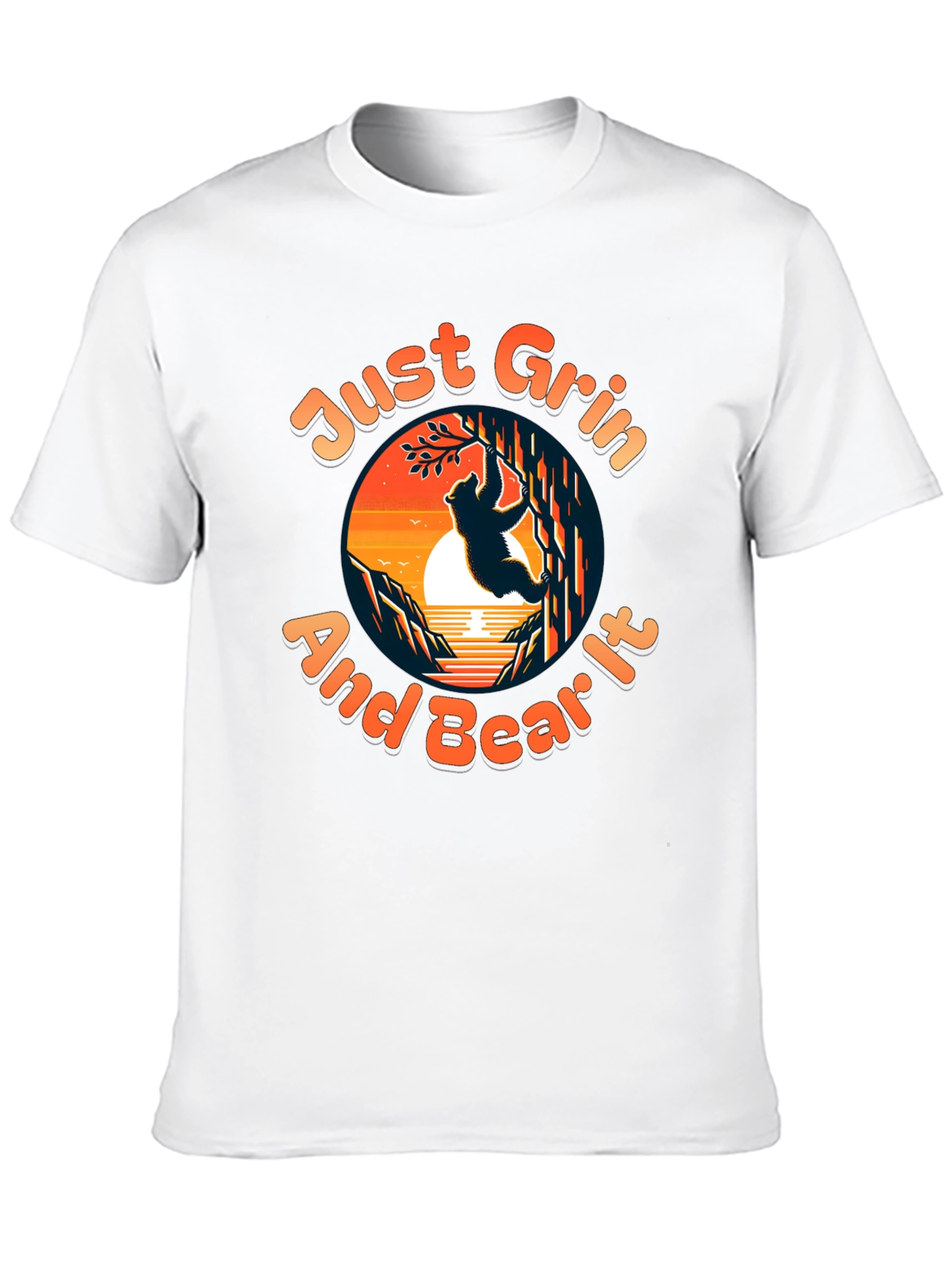 Just Grin and Bear It Graphic Tee