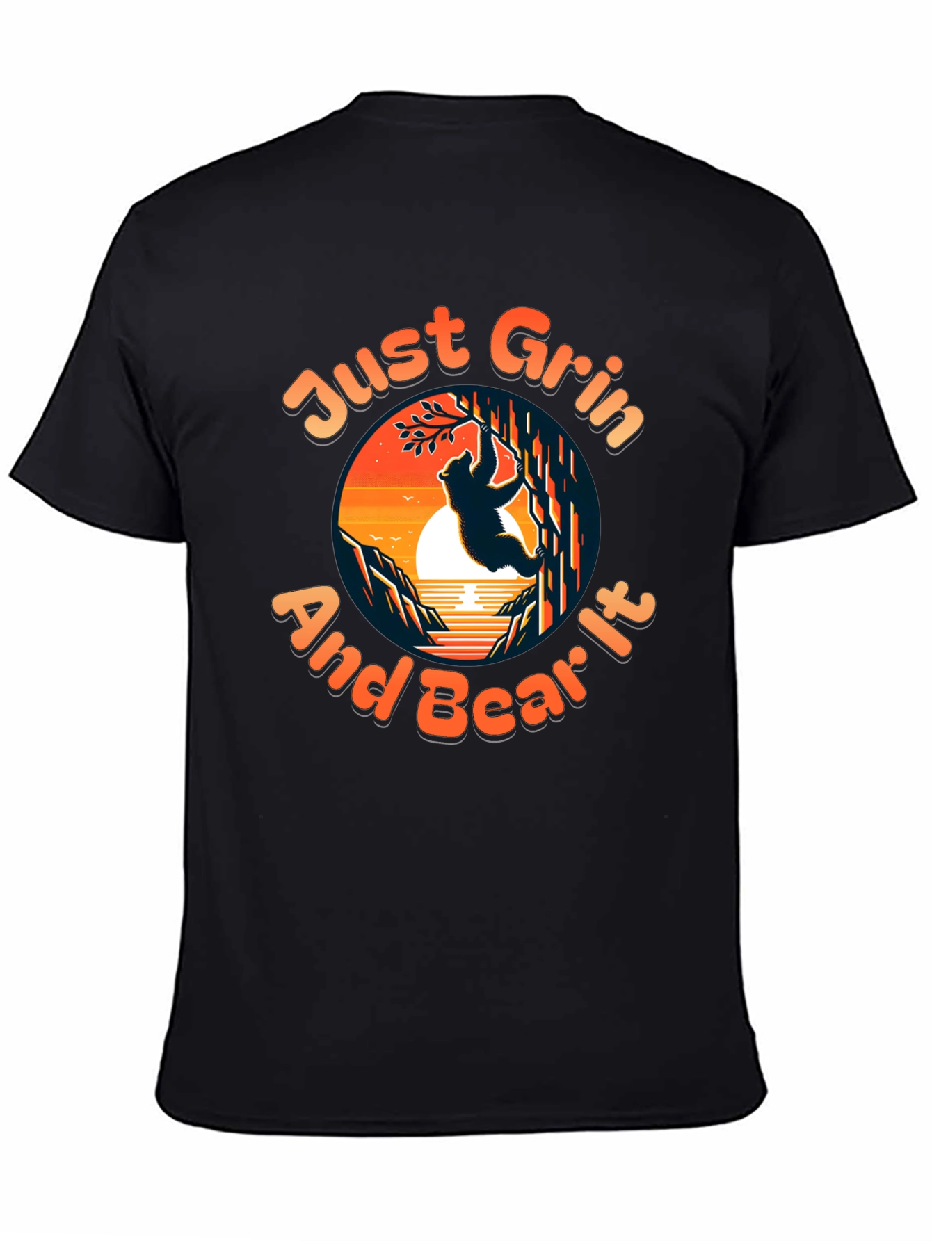 Just Grin and Bear It Graphic Tee