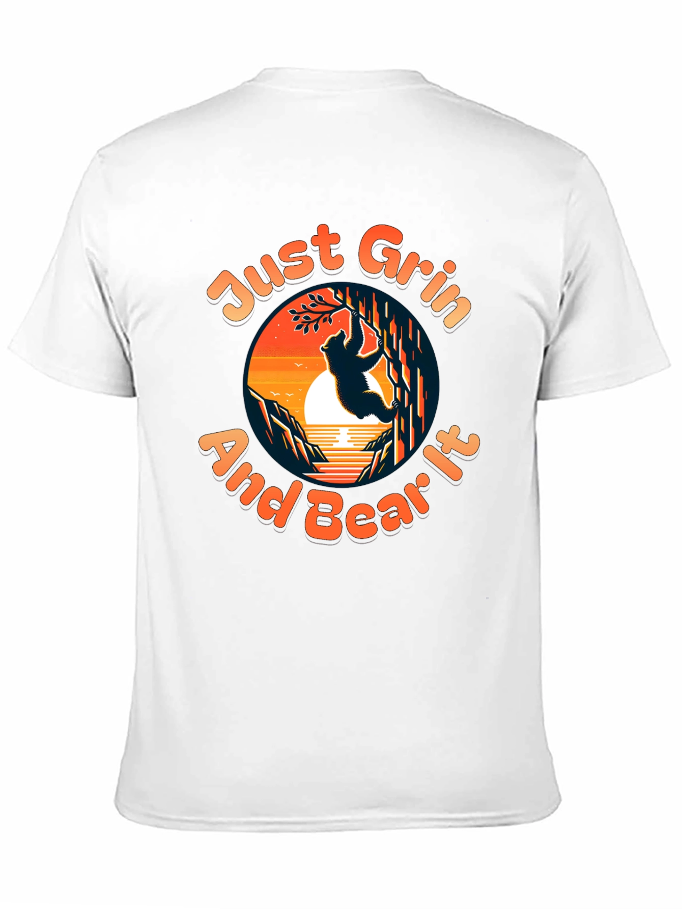 Just Grin and Bear It Graphic Tee