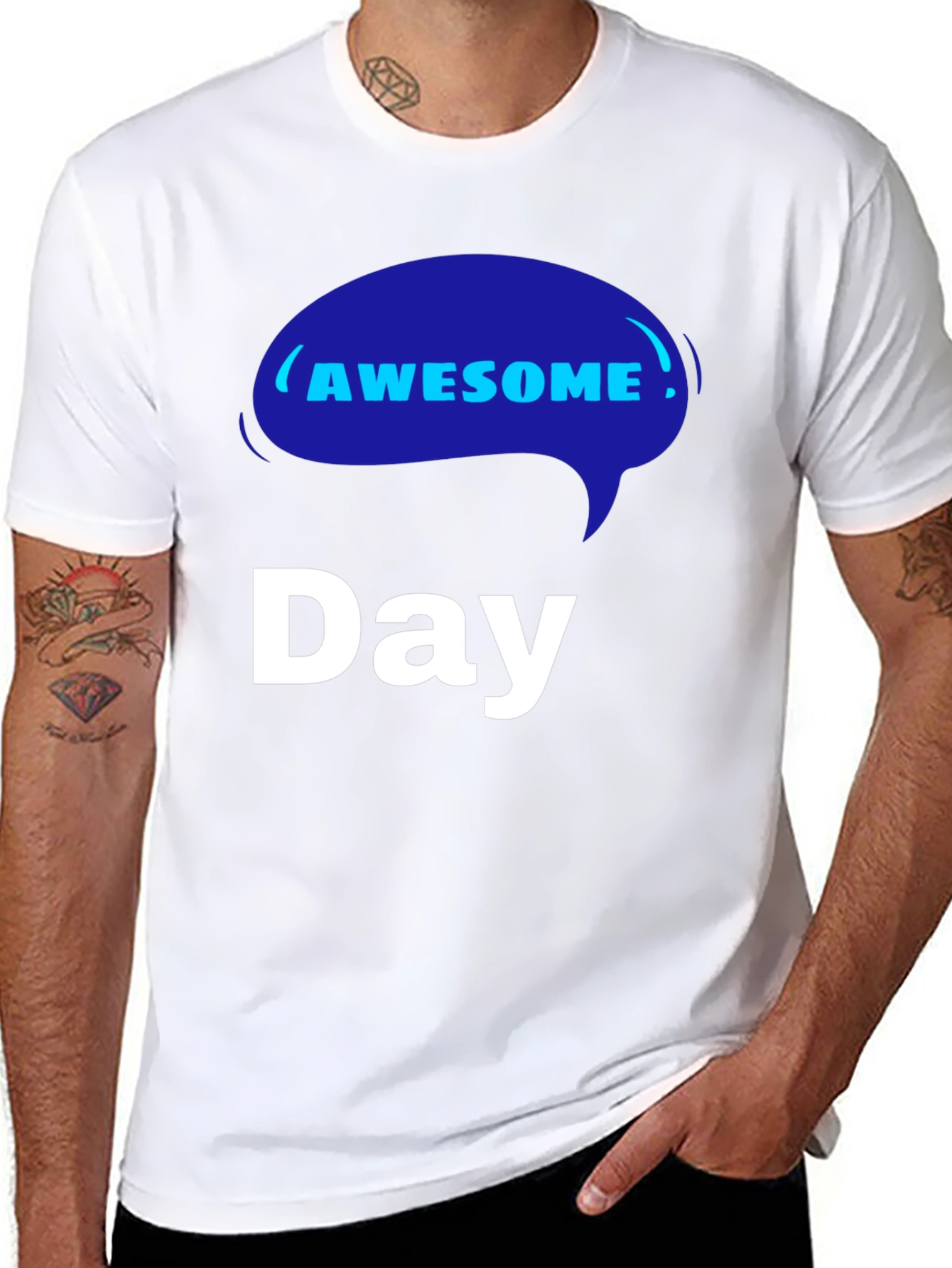 Awesome Day T-Shirt - Unique Graphic Tee