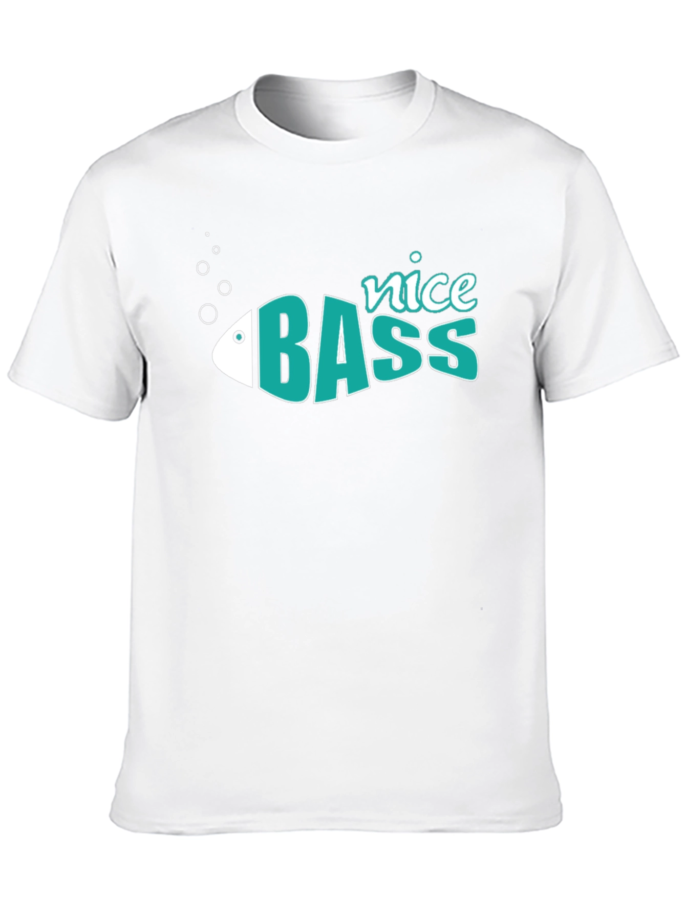 Nice Bass Fish Graphic T-Shirt