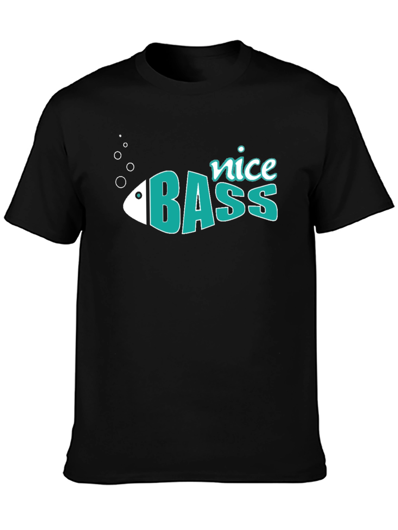 Nice Bass Fish Graphic T-Shirt