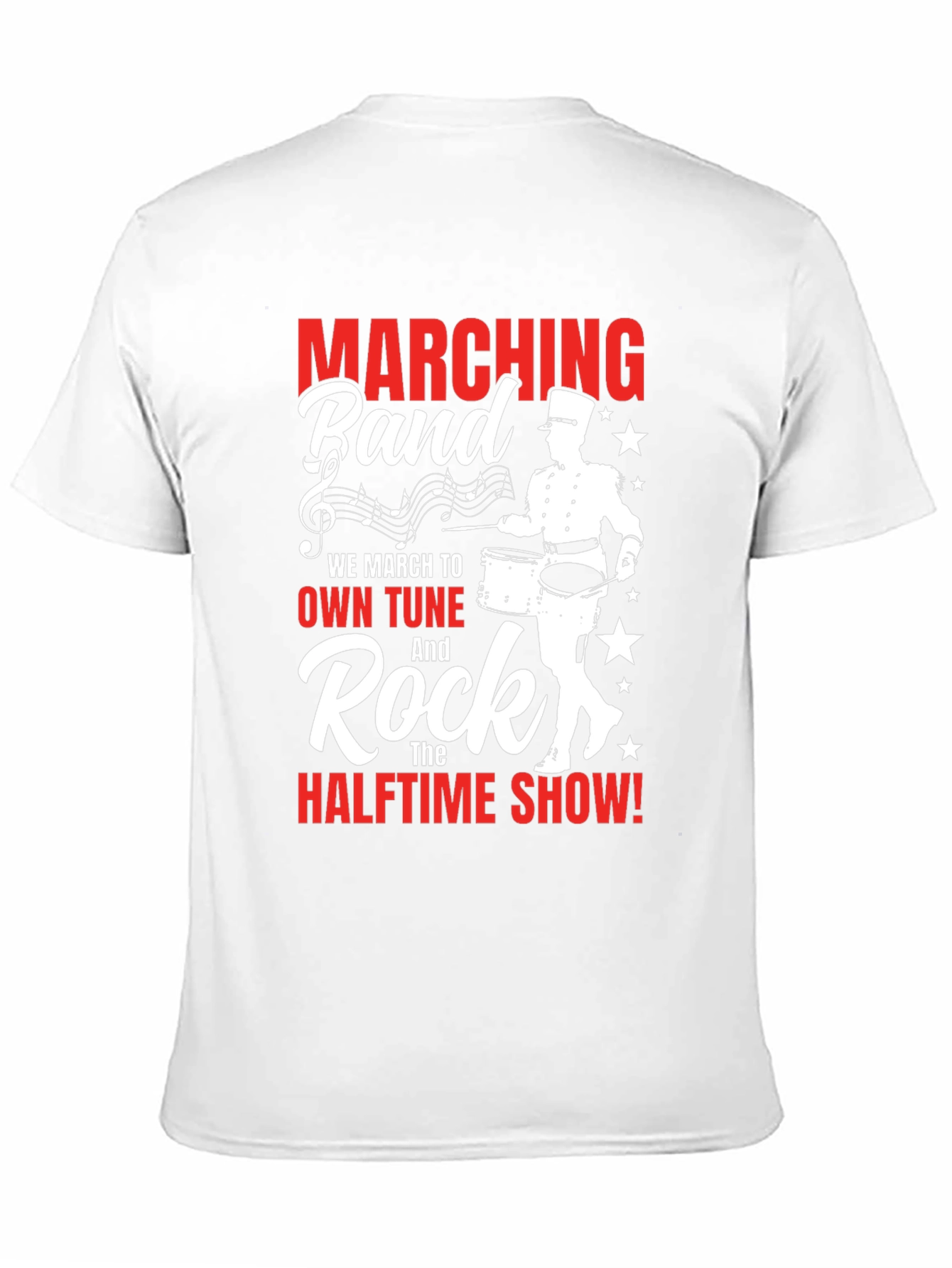 Marching Band Drummer Graphic Tee