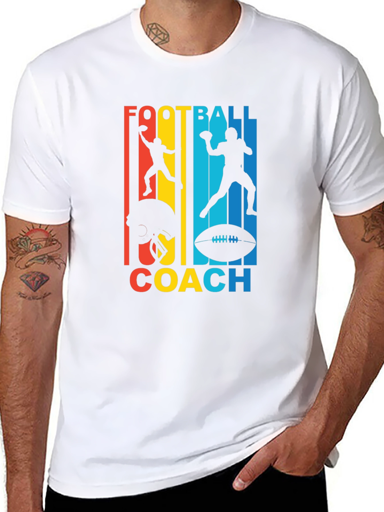 Football Coach Graphic T-Shirt