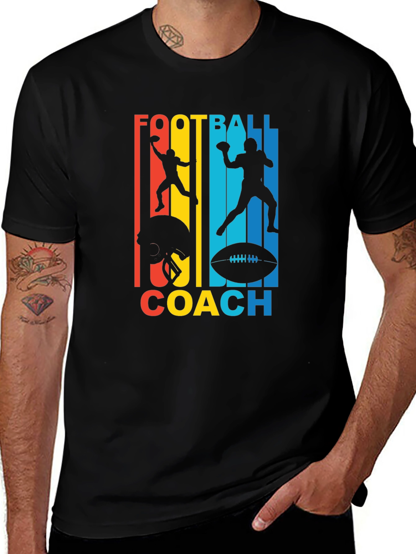 Football Coach Graphic T-Shirt