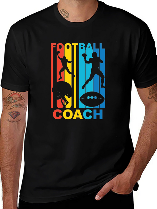 Football Coach Graphic T-Shirt