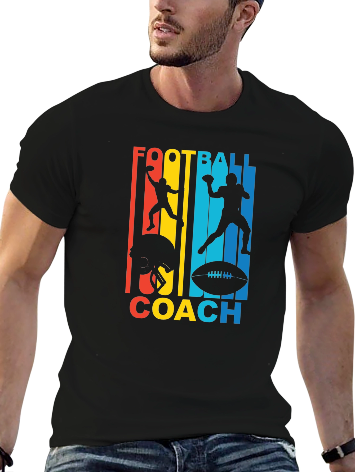 Football Coach Graphic T-Shirt