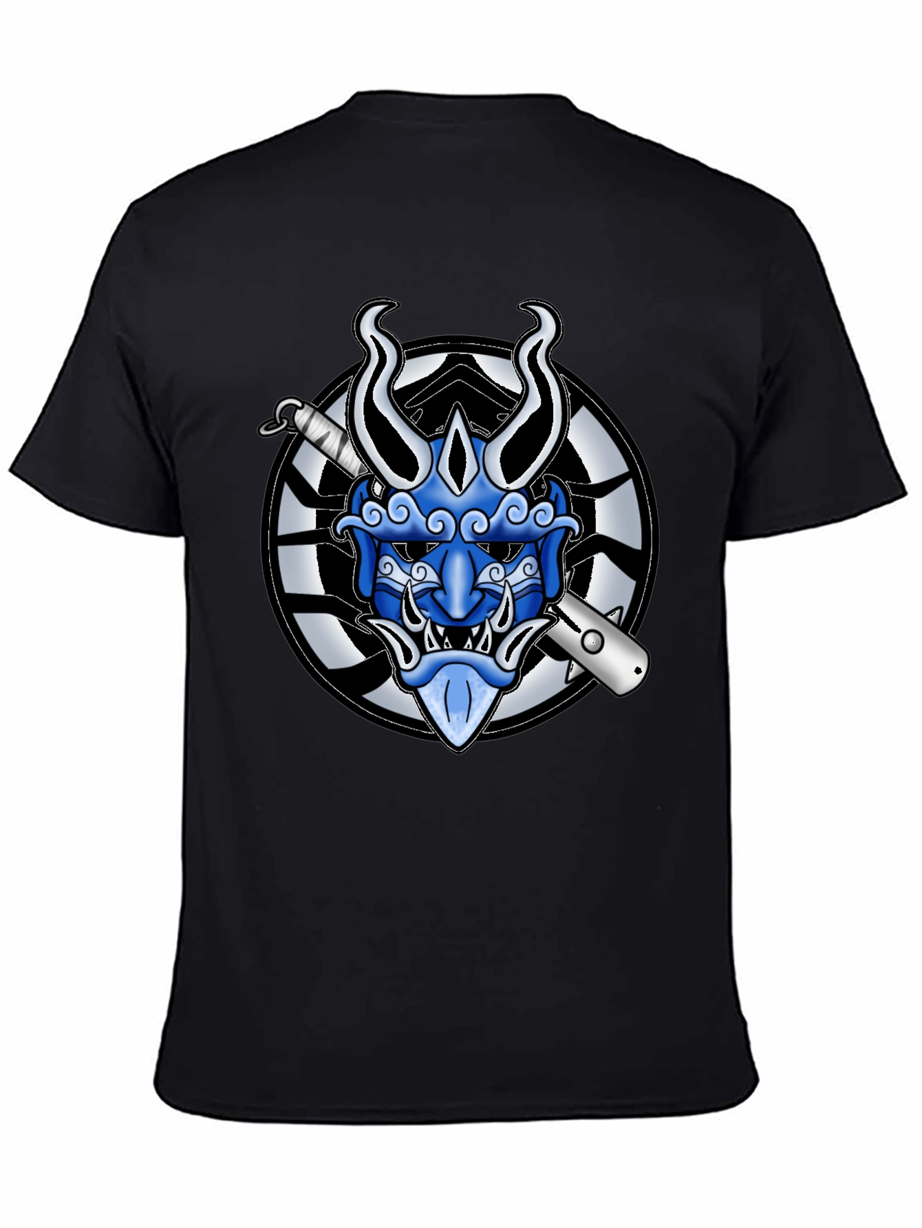 Hannya Mask Graphic Tee - Japanese Demon T-Shirt